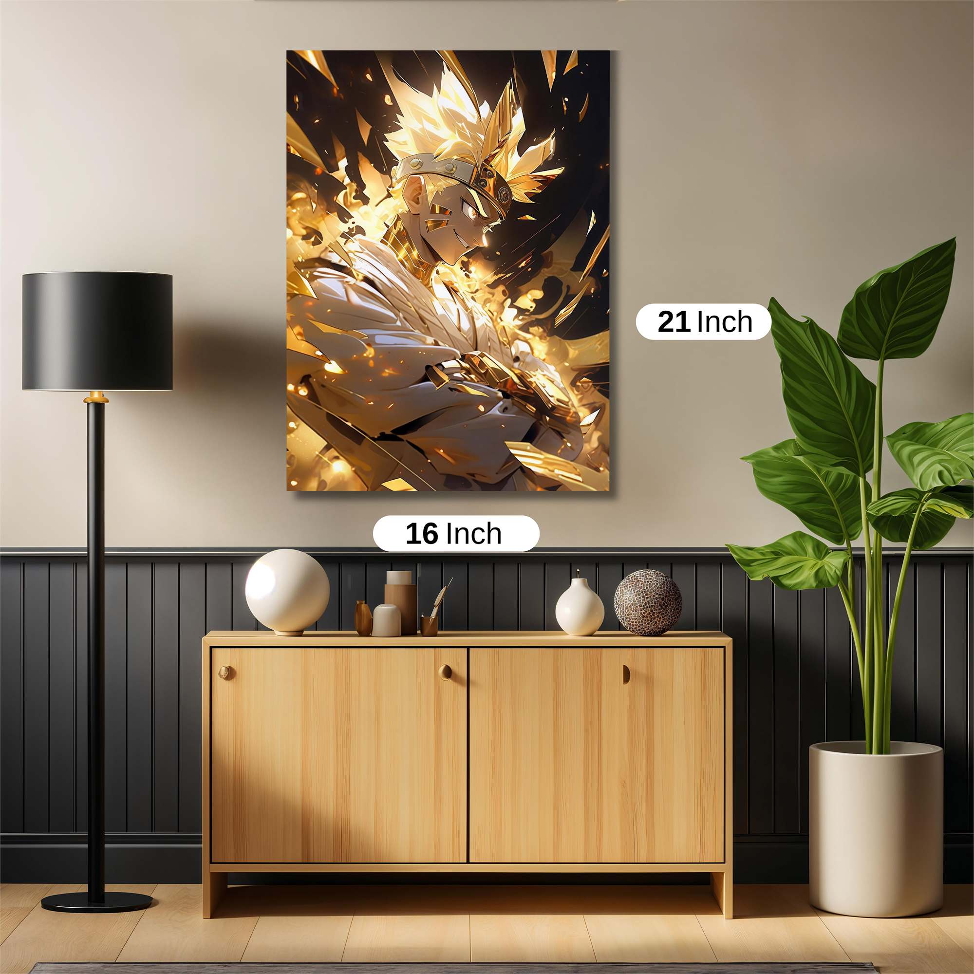 Golden Blaze Safe Wall Magnetic / M