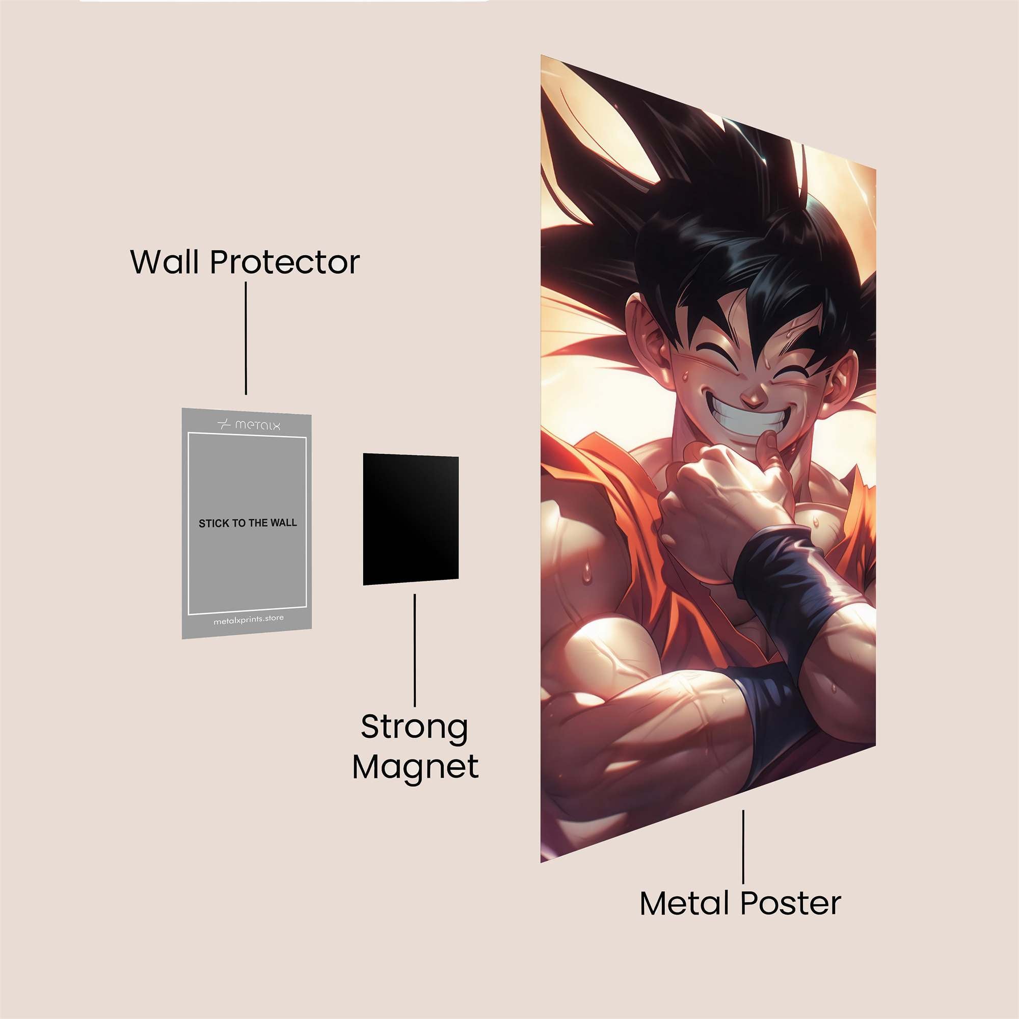 Goku Radiance Safe Wall Magnetic / M