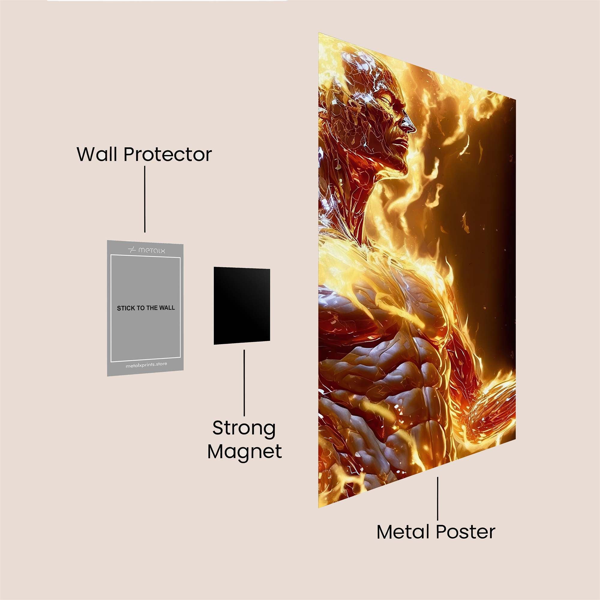 Inferno Elegance Safe Wall Magnetic / M
