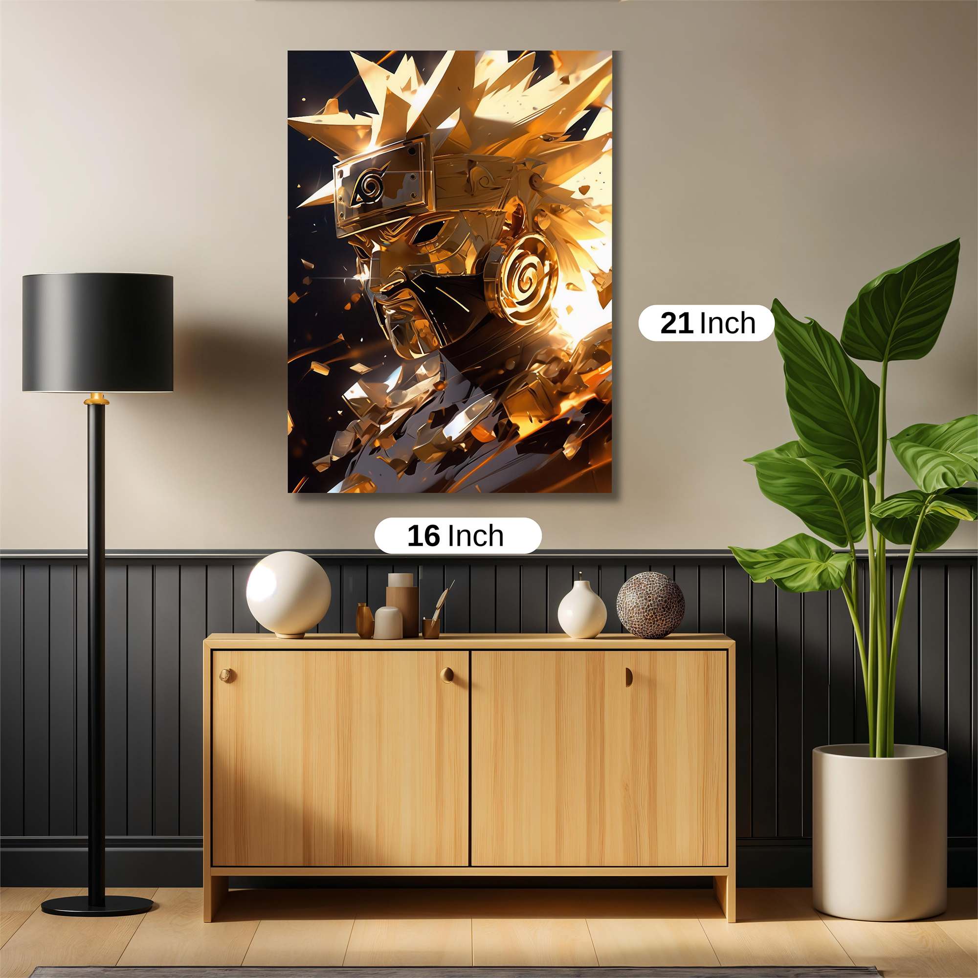 Naruto Luminous Safe Wall Magnetic / M