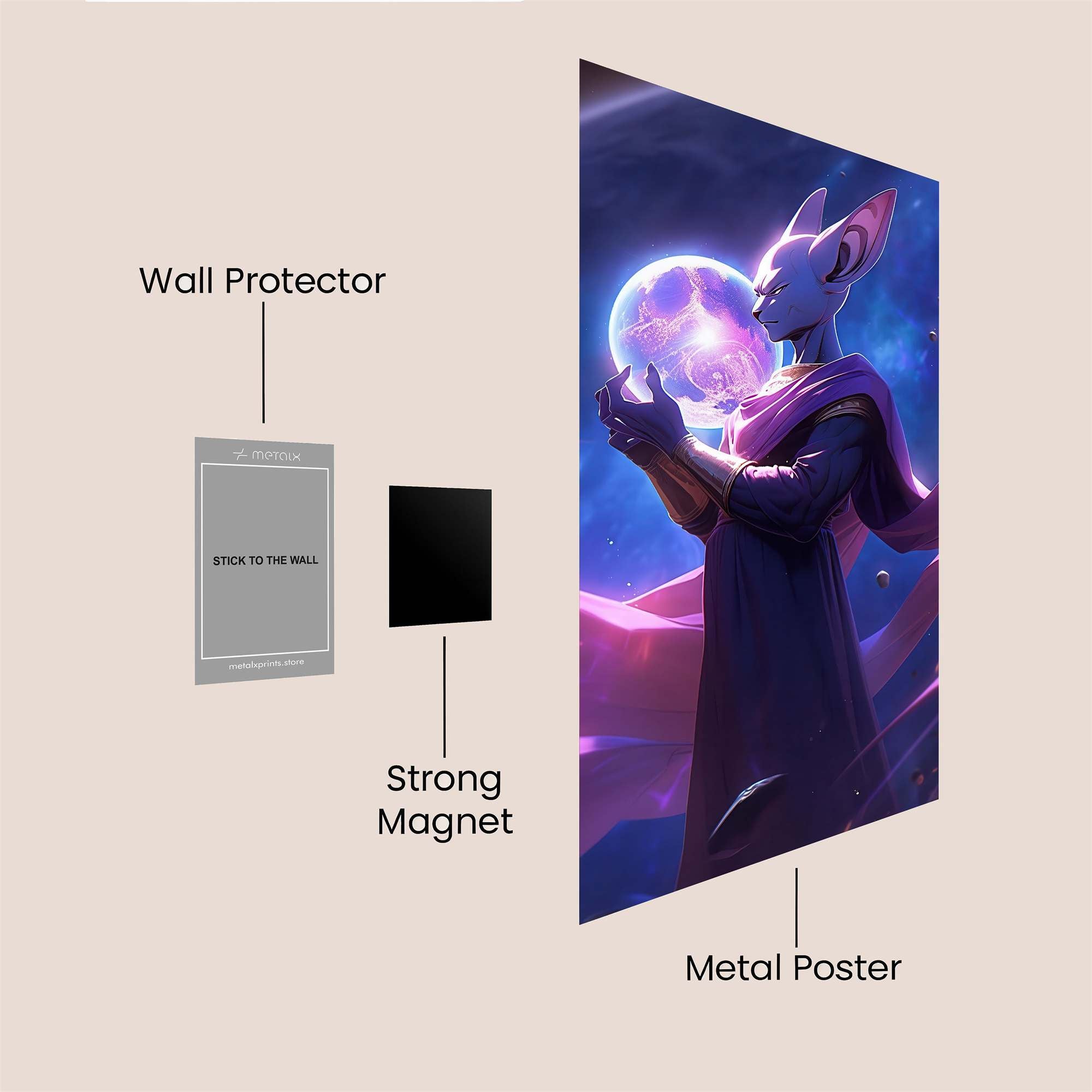 Cosmic Serenity Safe Wall Magnetic / M