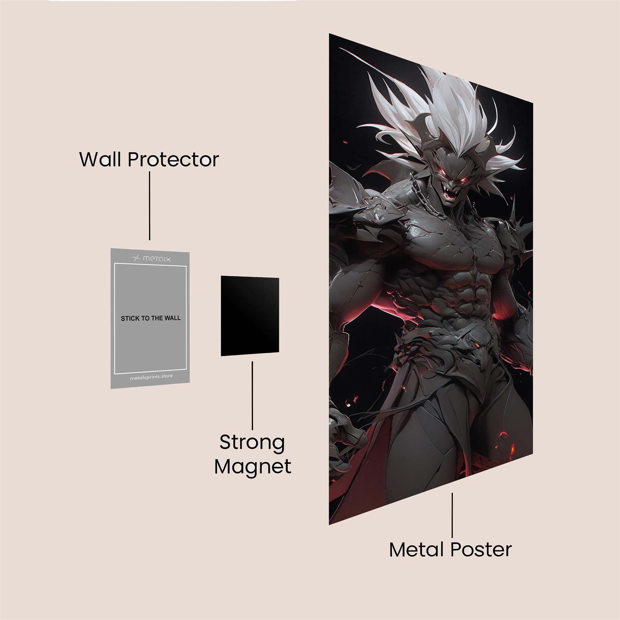 Demonic Ferocity Safe Wall Magnetic / M