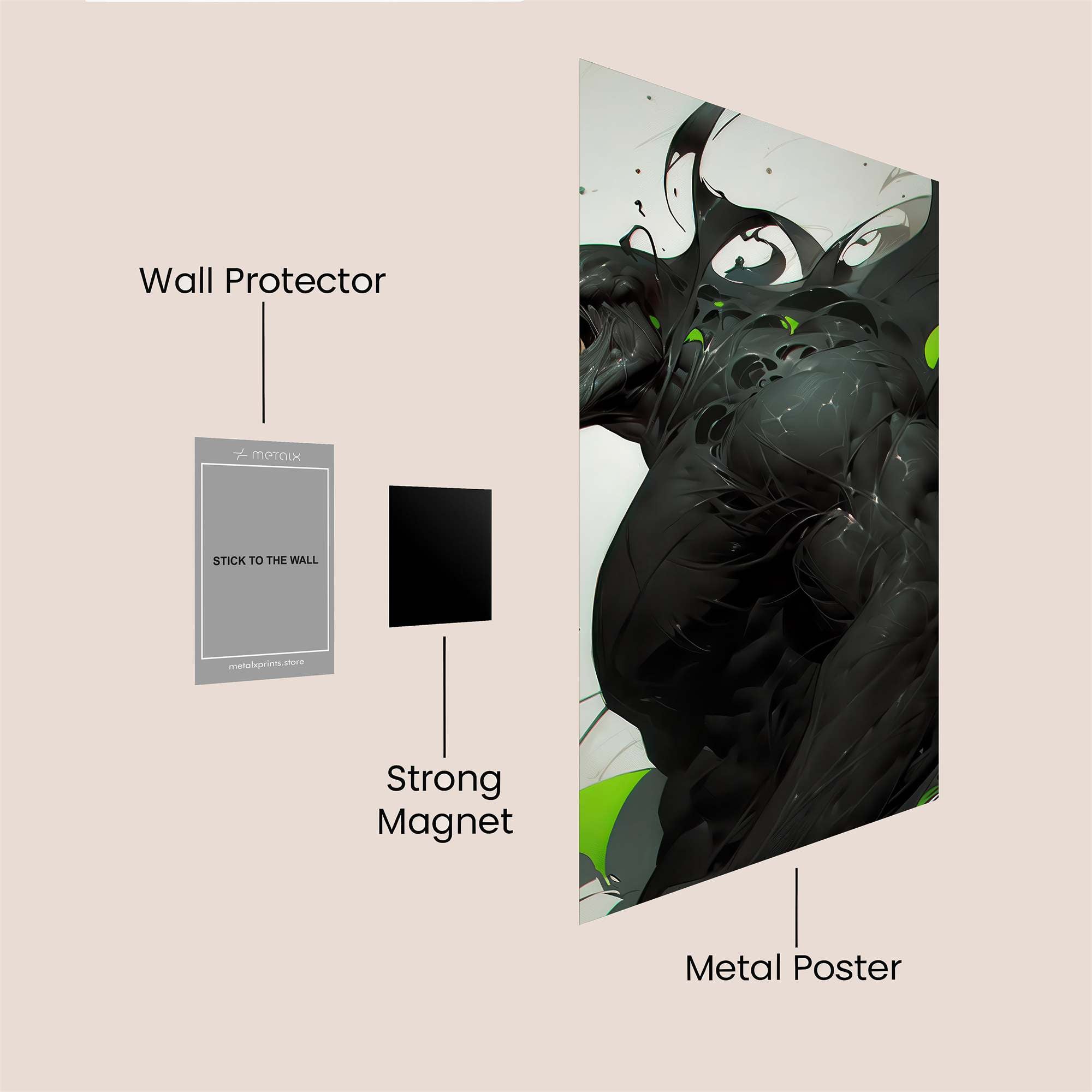 Venomous Vortex Safe Wall Magnetic / M