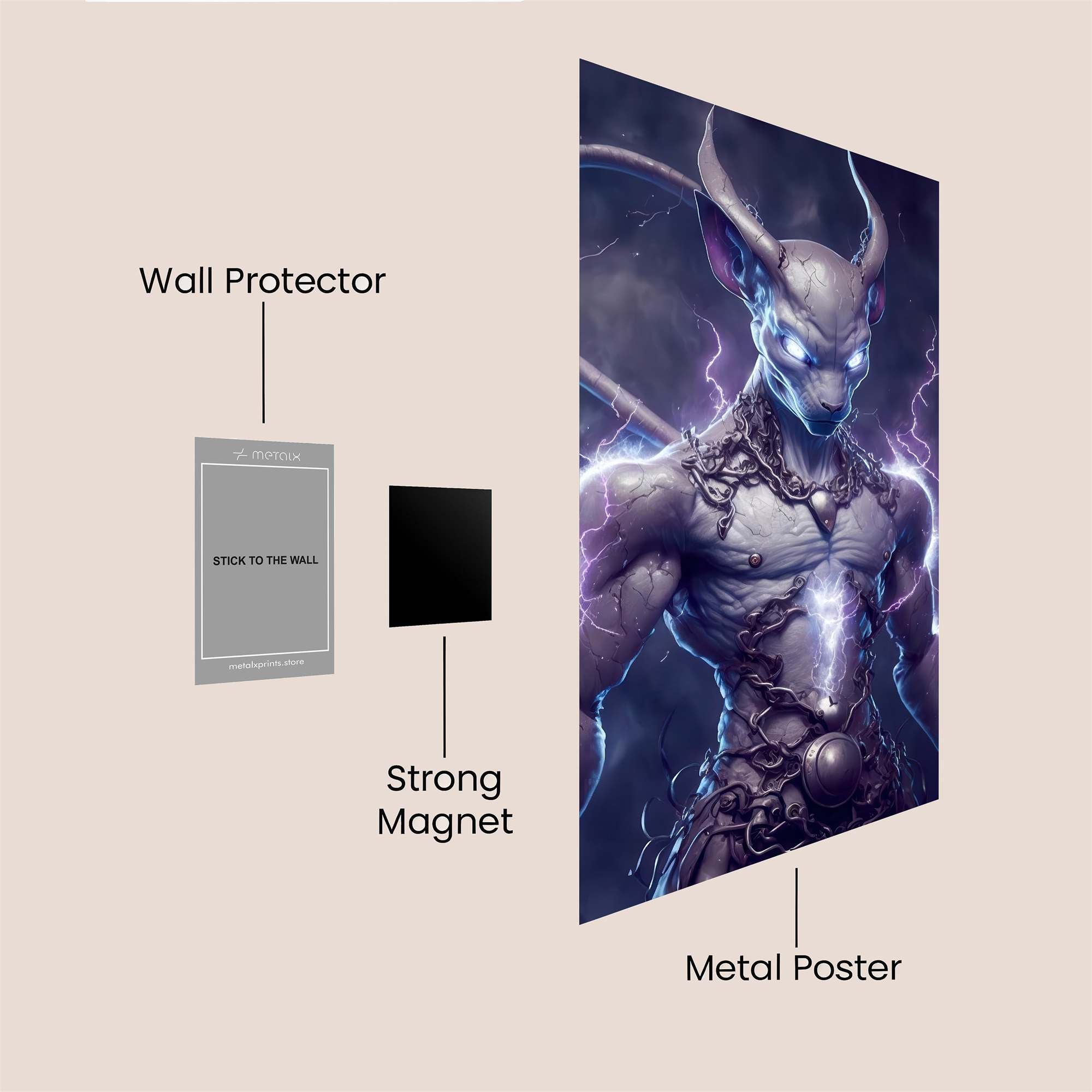 Electric Fury Safe Wall Magnetic / M