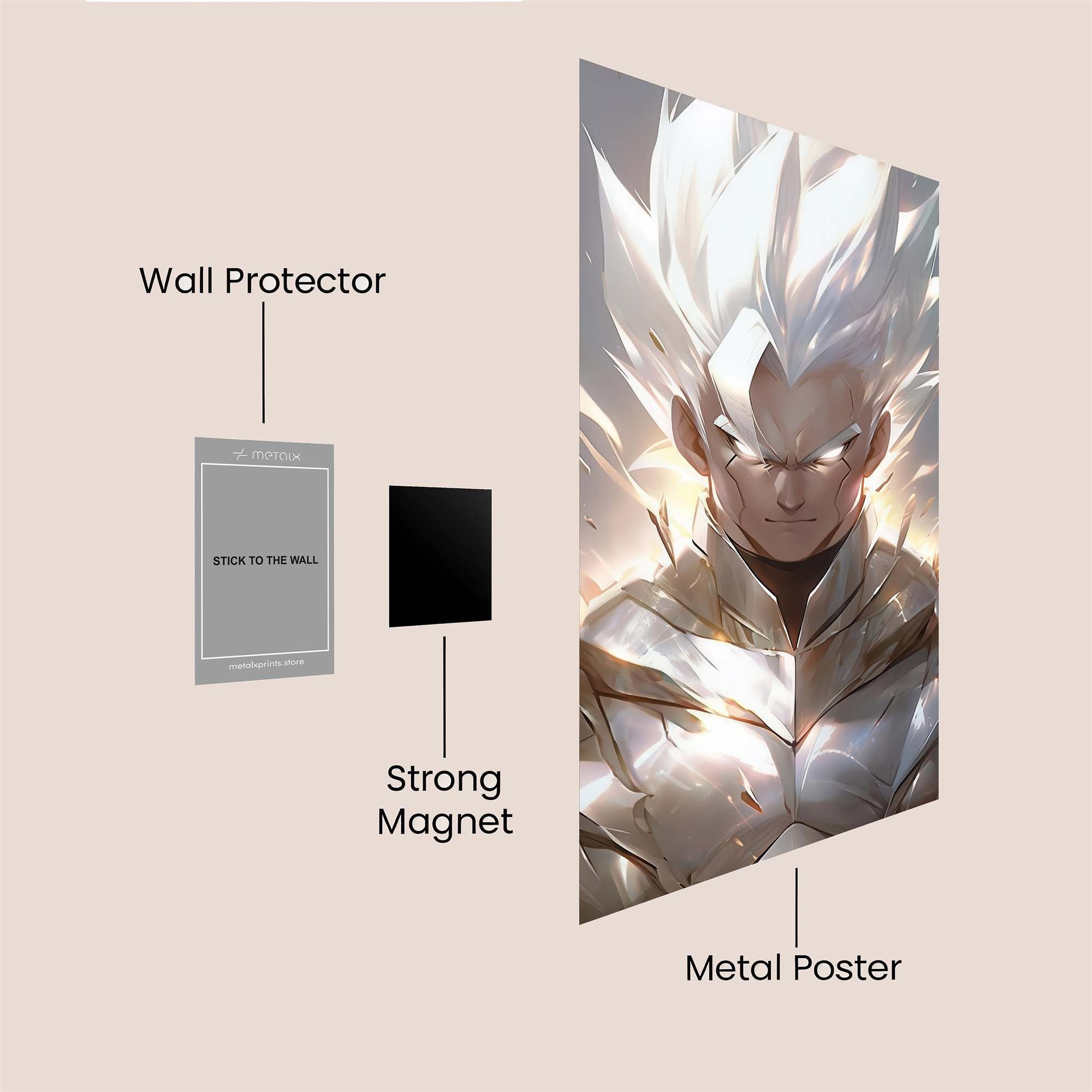 Vegeta Radiance Safe Wall Magnetic / M