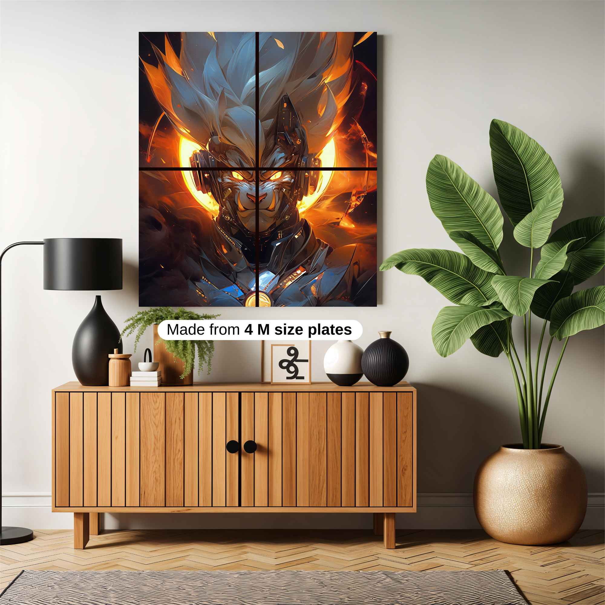 Feline Blaze Safe Wall Magnetic / M