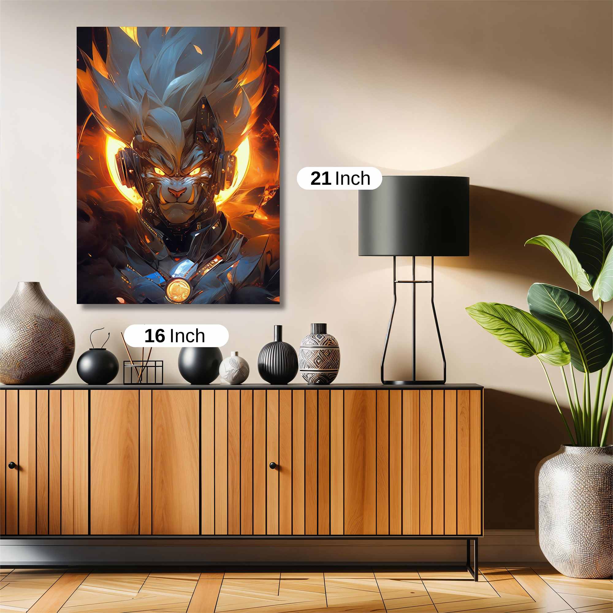 Feline Blaze Safe Wall Magnetic / M