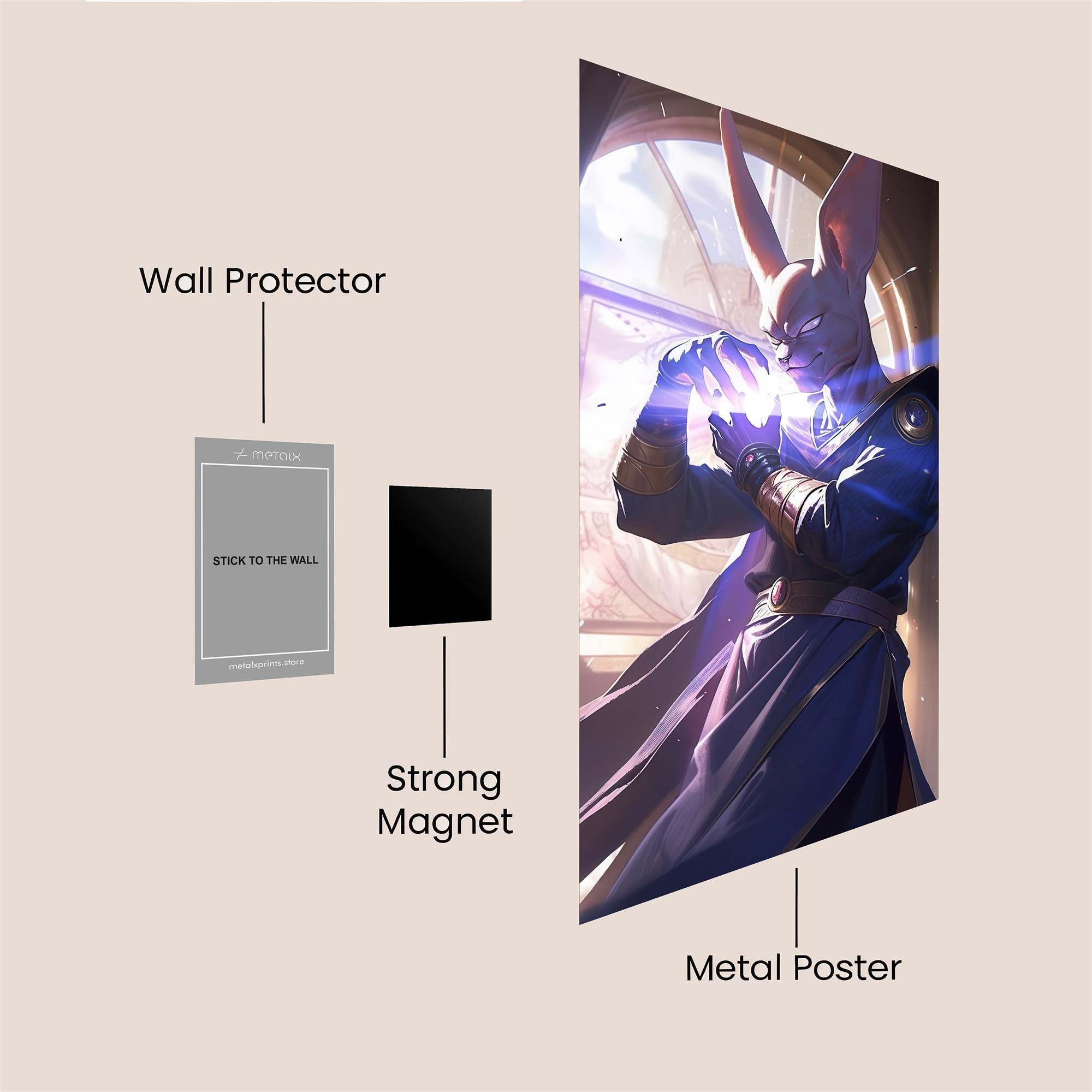 Feline Power Safe Wall Magnetic / M