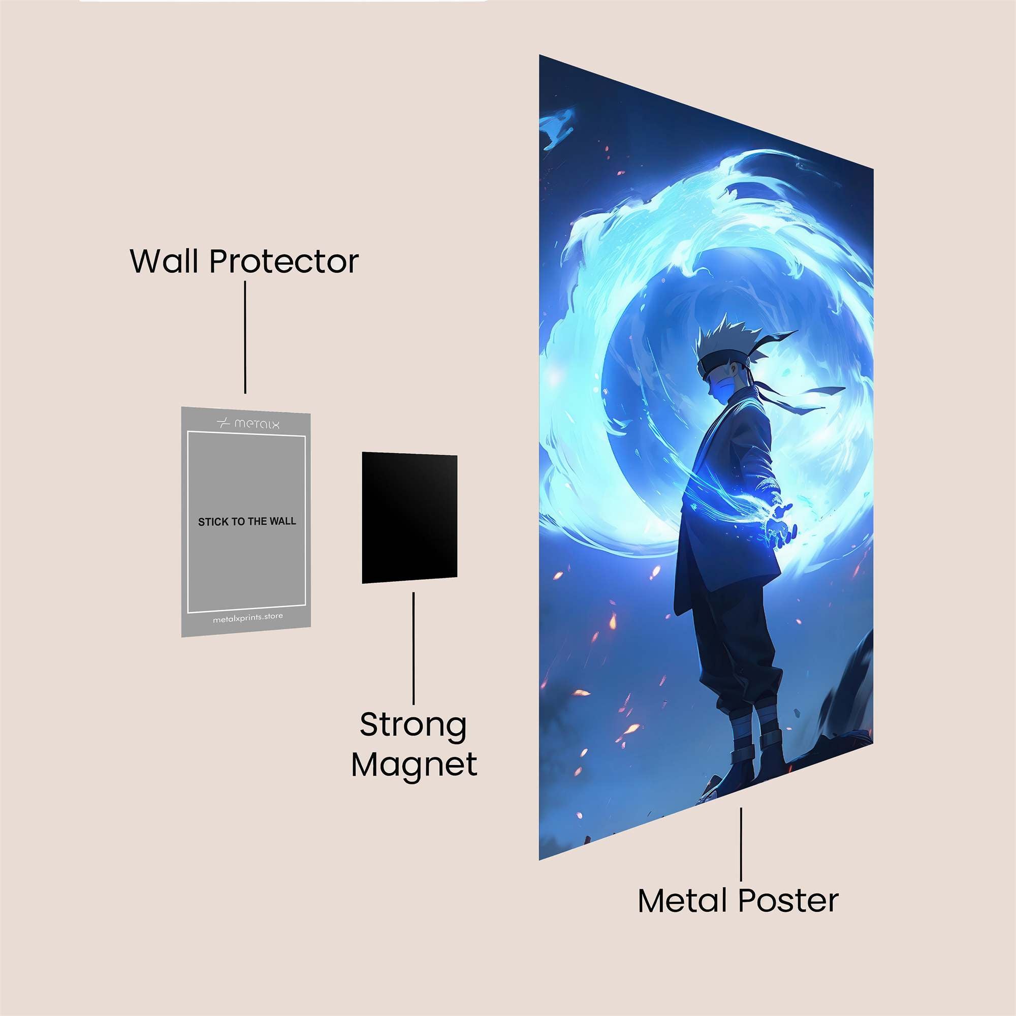 Ninja Vortex Safe Wall Magnetic / M