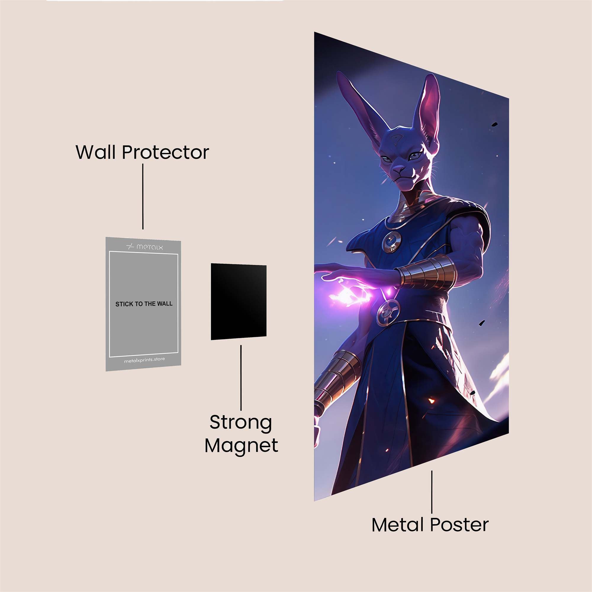 Beerus Power Safe Wall Magnetic / M