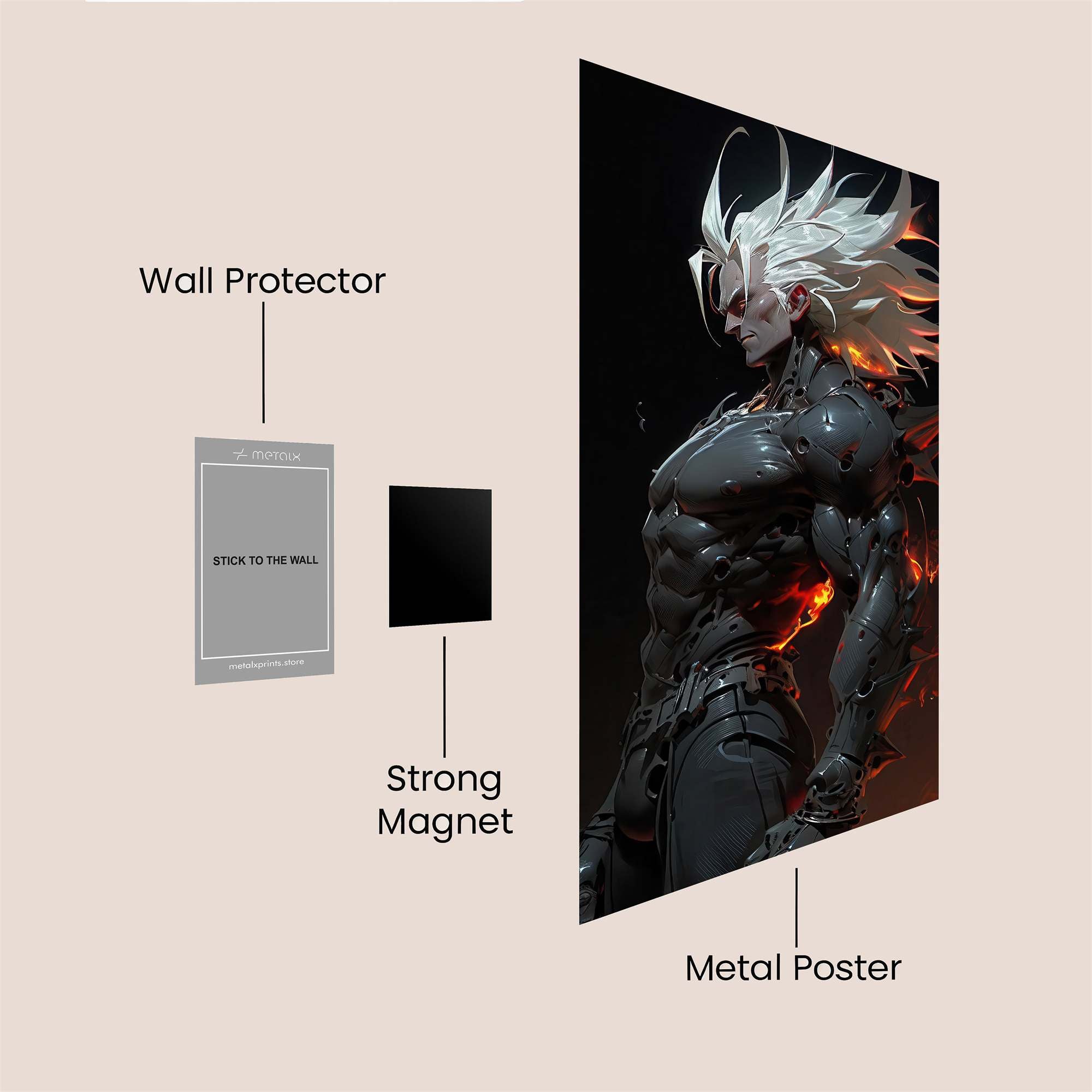 Fury Resolve Safe Wall Magnetic / M