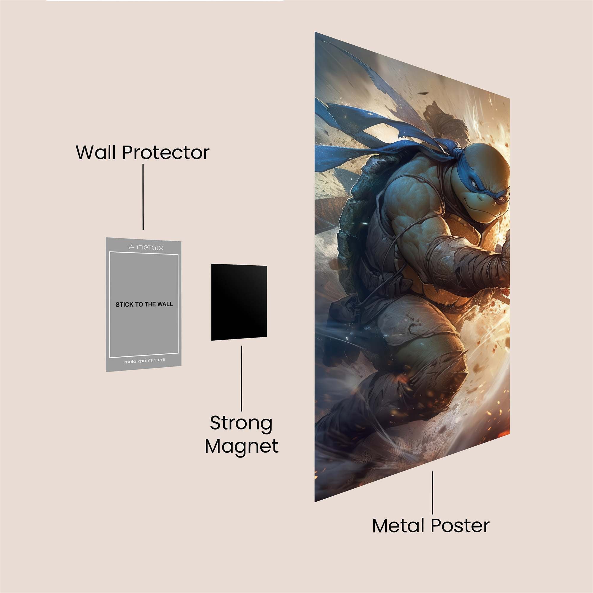 Leonardo Surge Safe Wall Magnetic / M