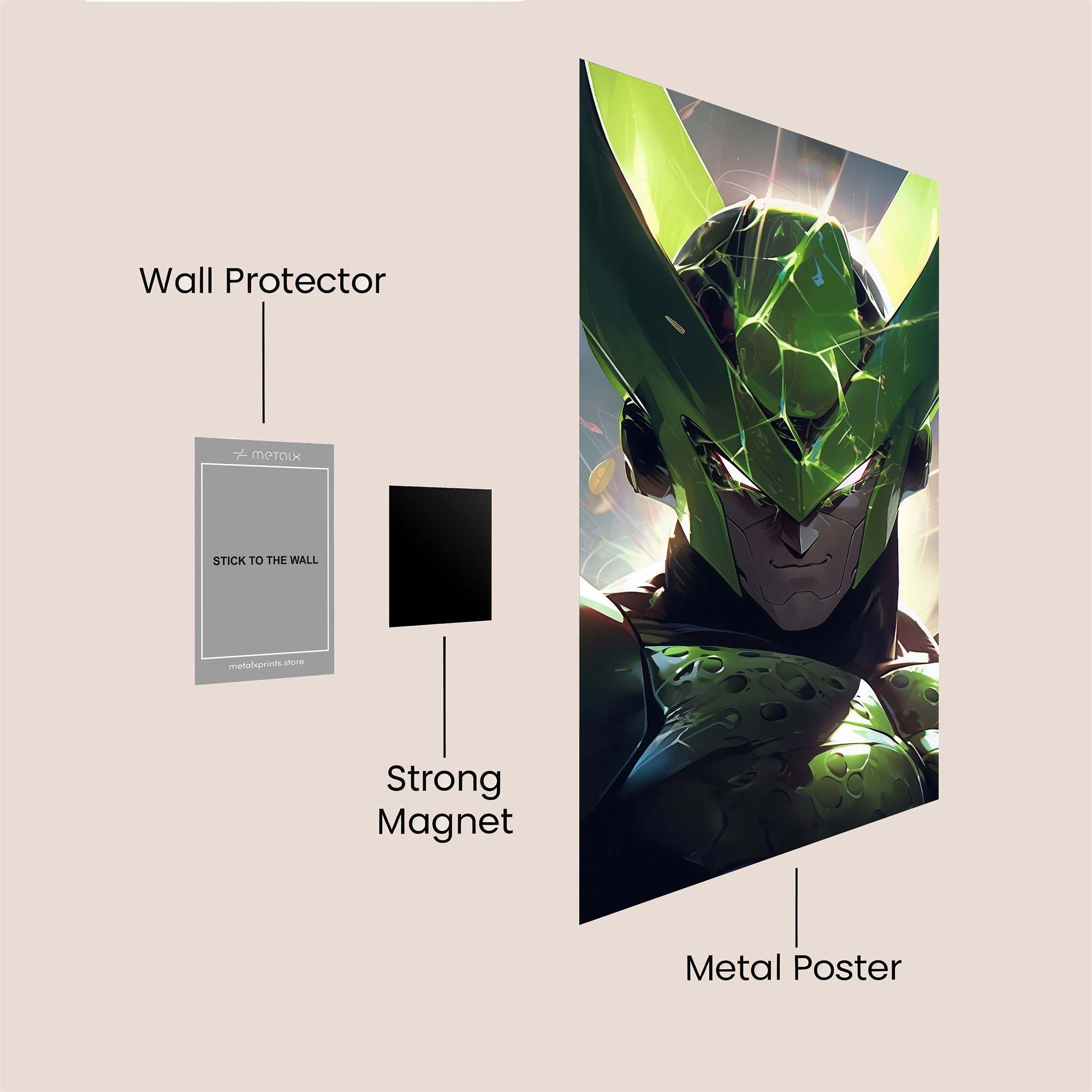 Cell Dominance Safe Wall Magnetic / M