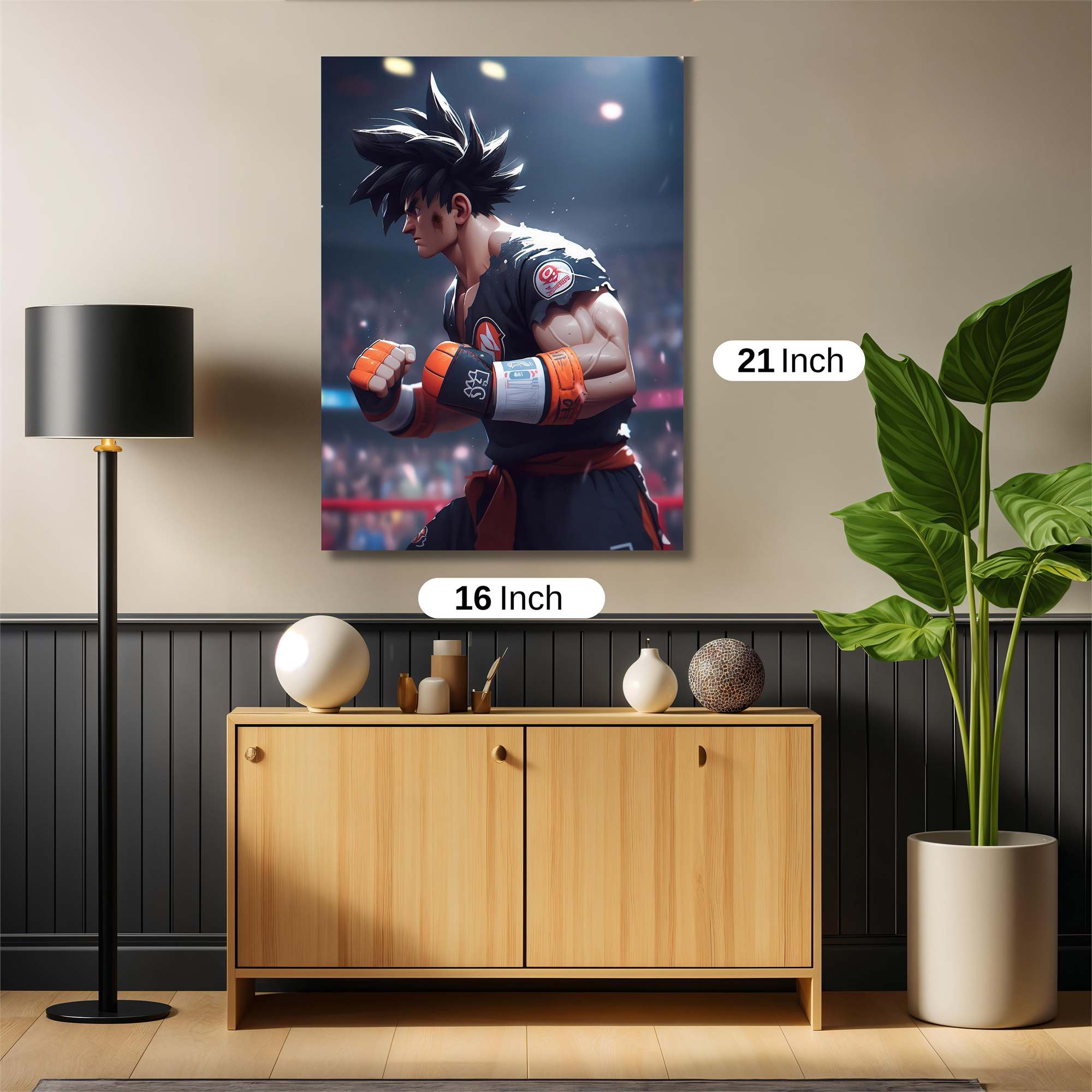 Goku Ferocity Safe Wall Magnetic / M