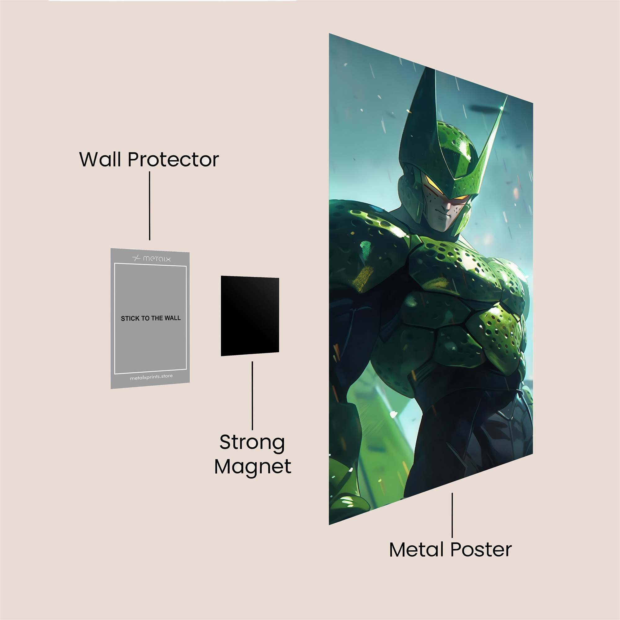 Cell Intimidation Safe Wall Magnetic / M