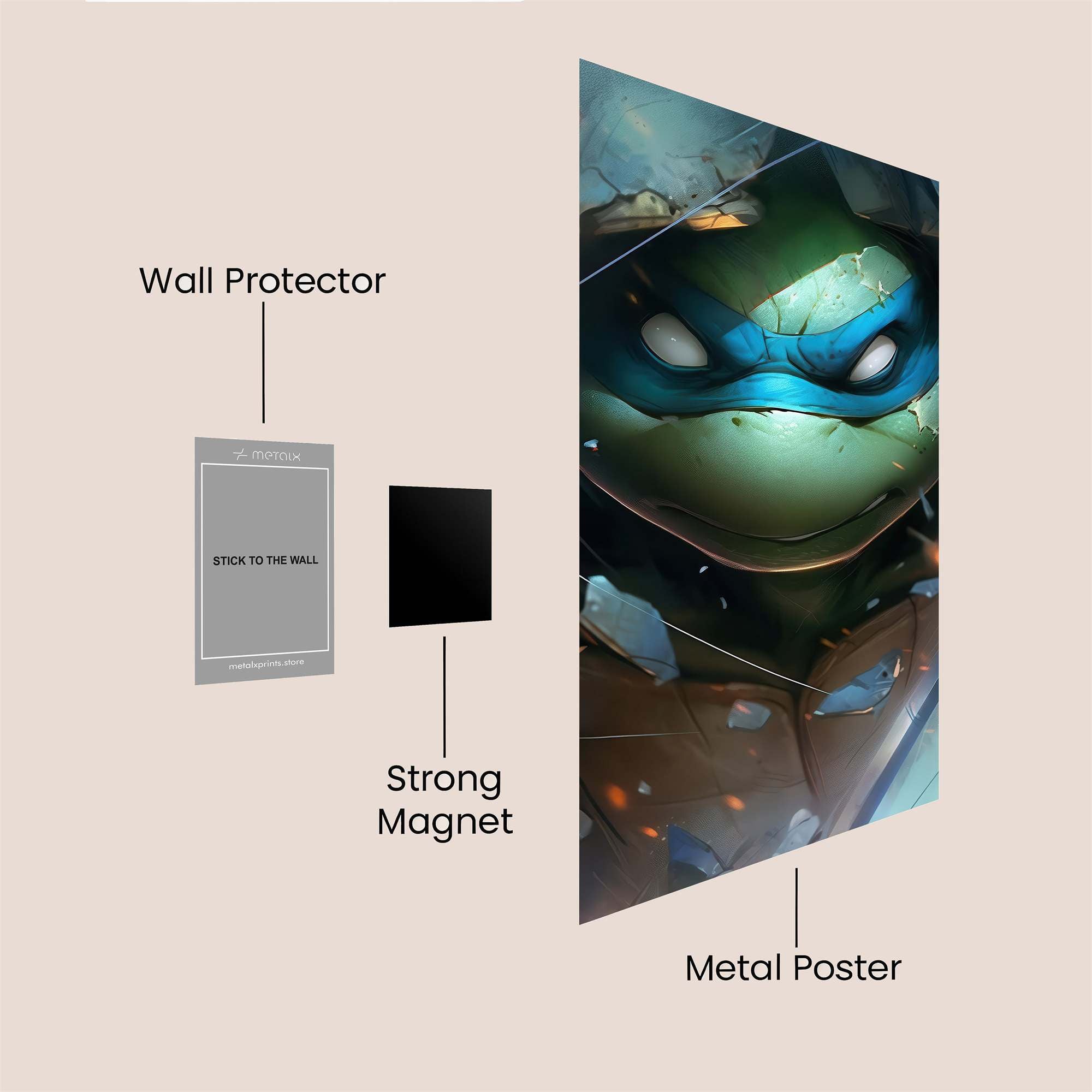 Leonardo Resolute Safe Wall Magnetic / M