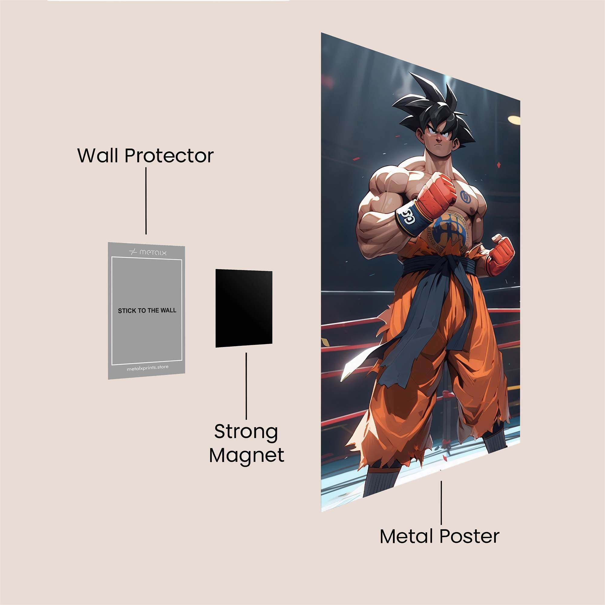Saiyan Triumph Safe Wall Magnetic / M