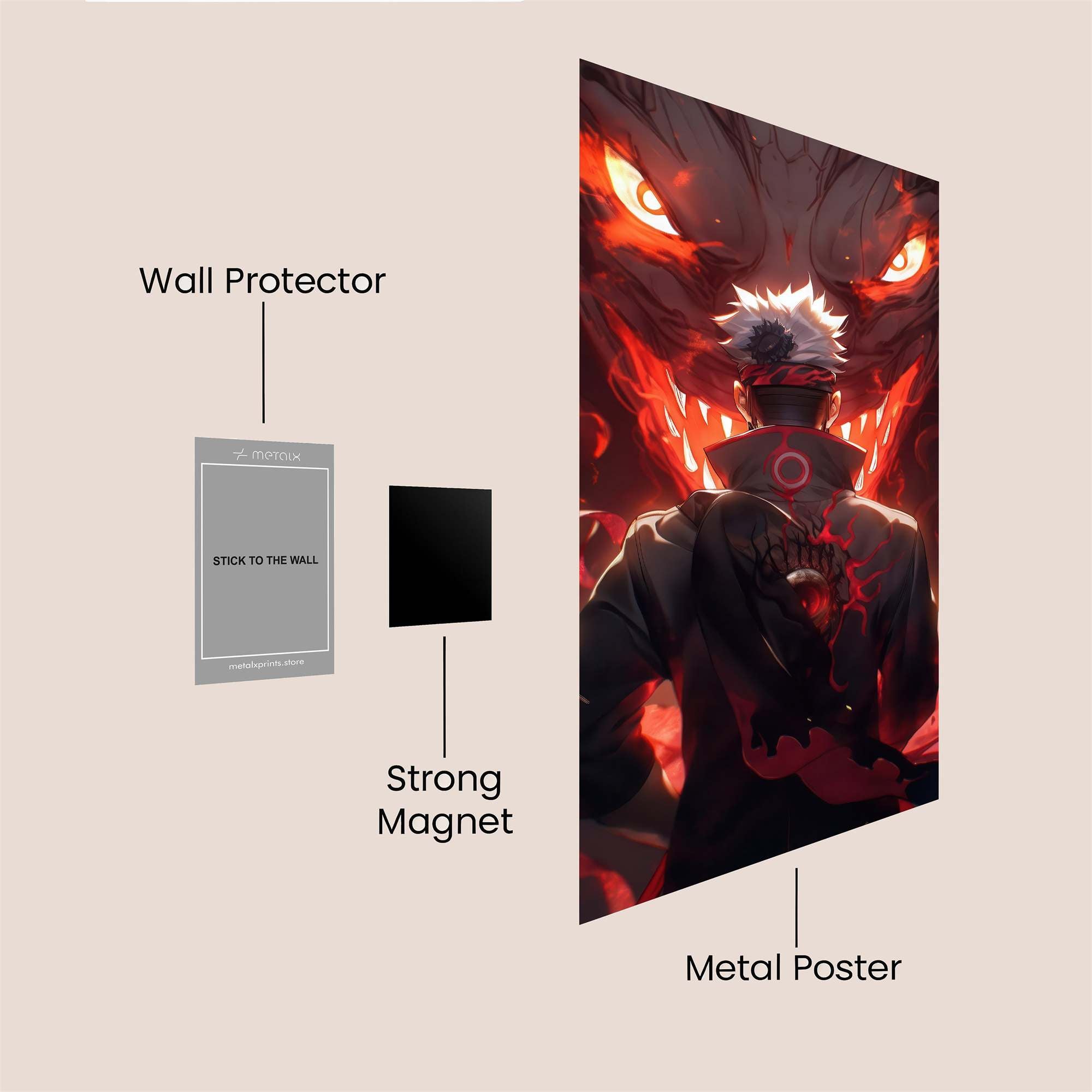 Demonic Power Safe Wall Magnetic / M