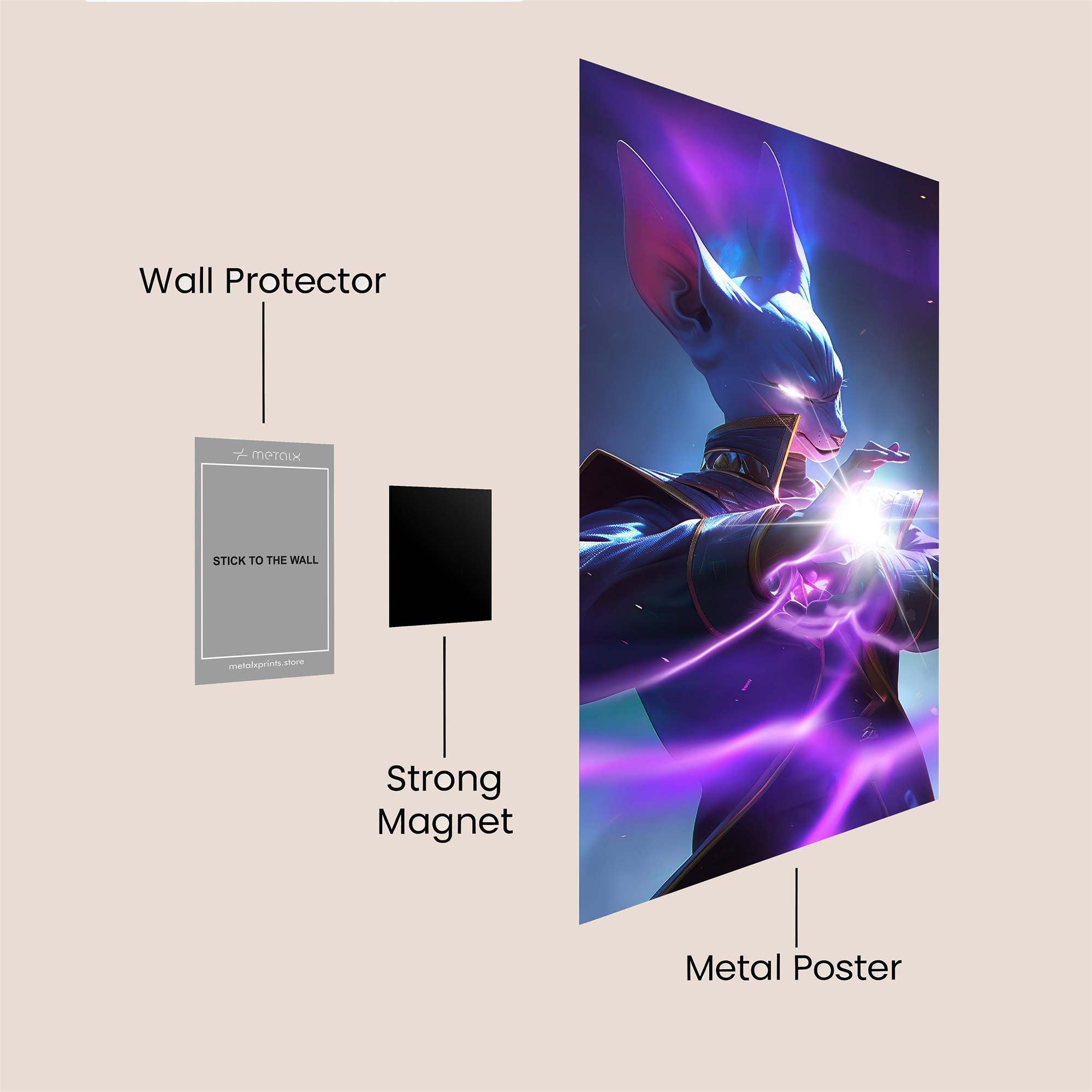 Divine Aura Safe Wall Magnetic / M