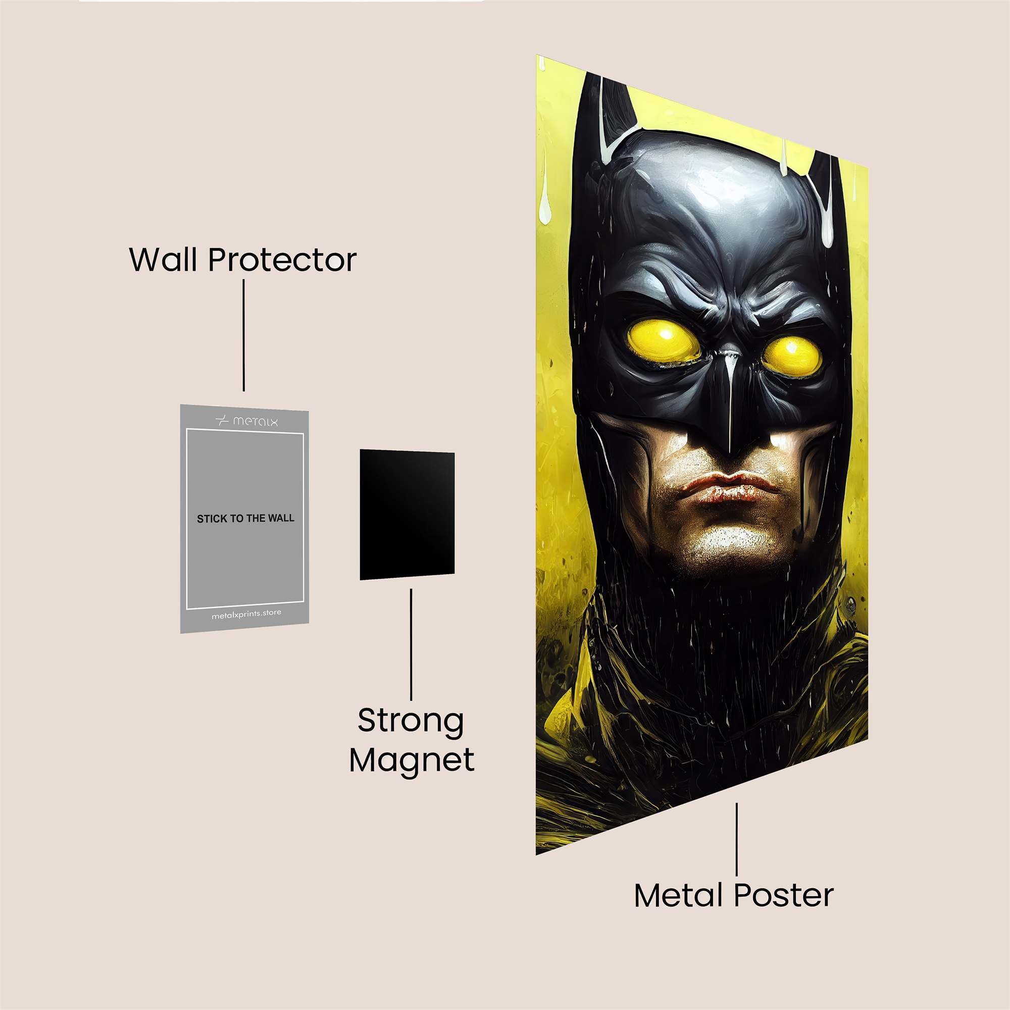 Batman Brilliance Safe Wall Magnetic / M