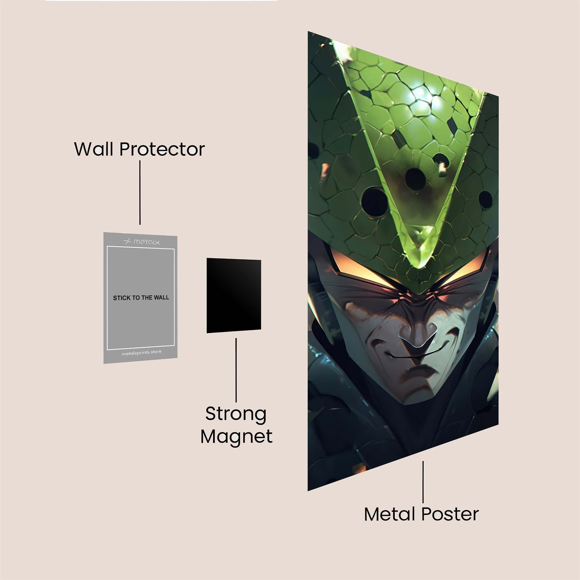 Cell Dominance Safe Wall Magnetic / M