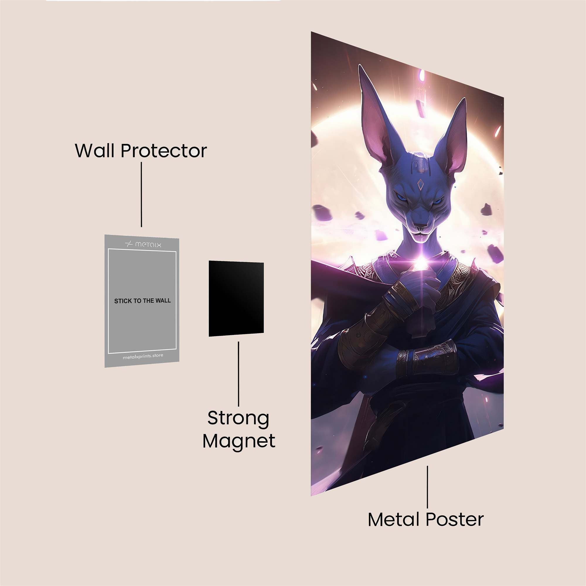 Anubis Radiance Safe Wall Magnetic / M