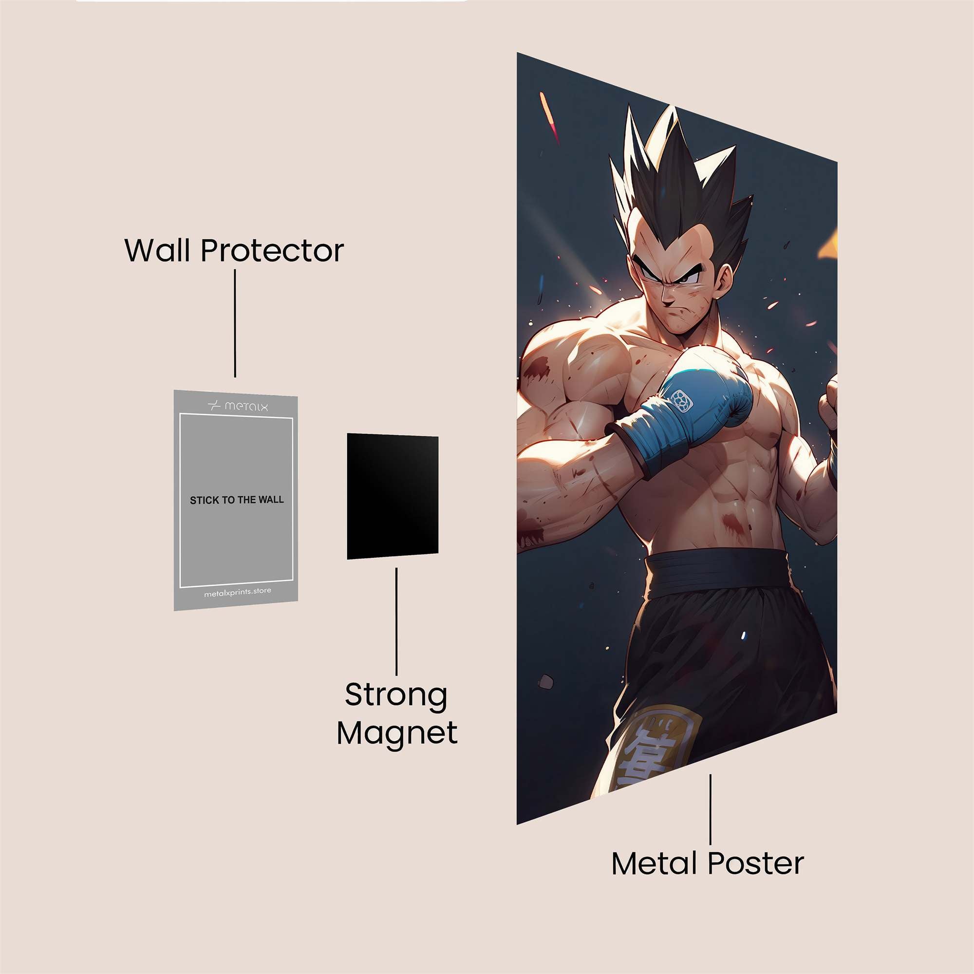 Vegeta Valor Safe Wall Magnetic / M