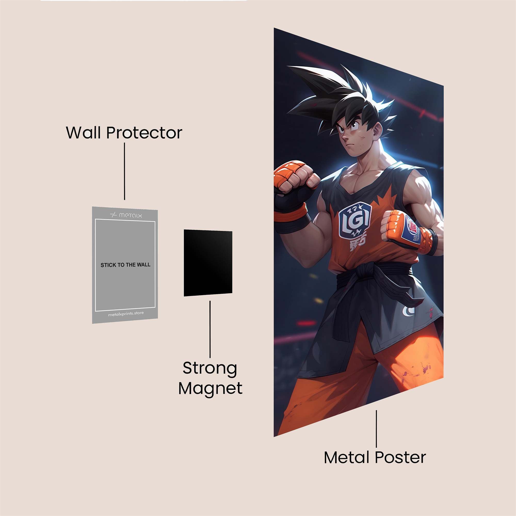 Goku Intensity Safe Wall Magnetic / M