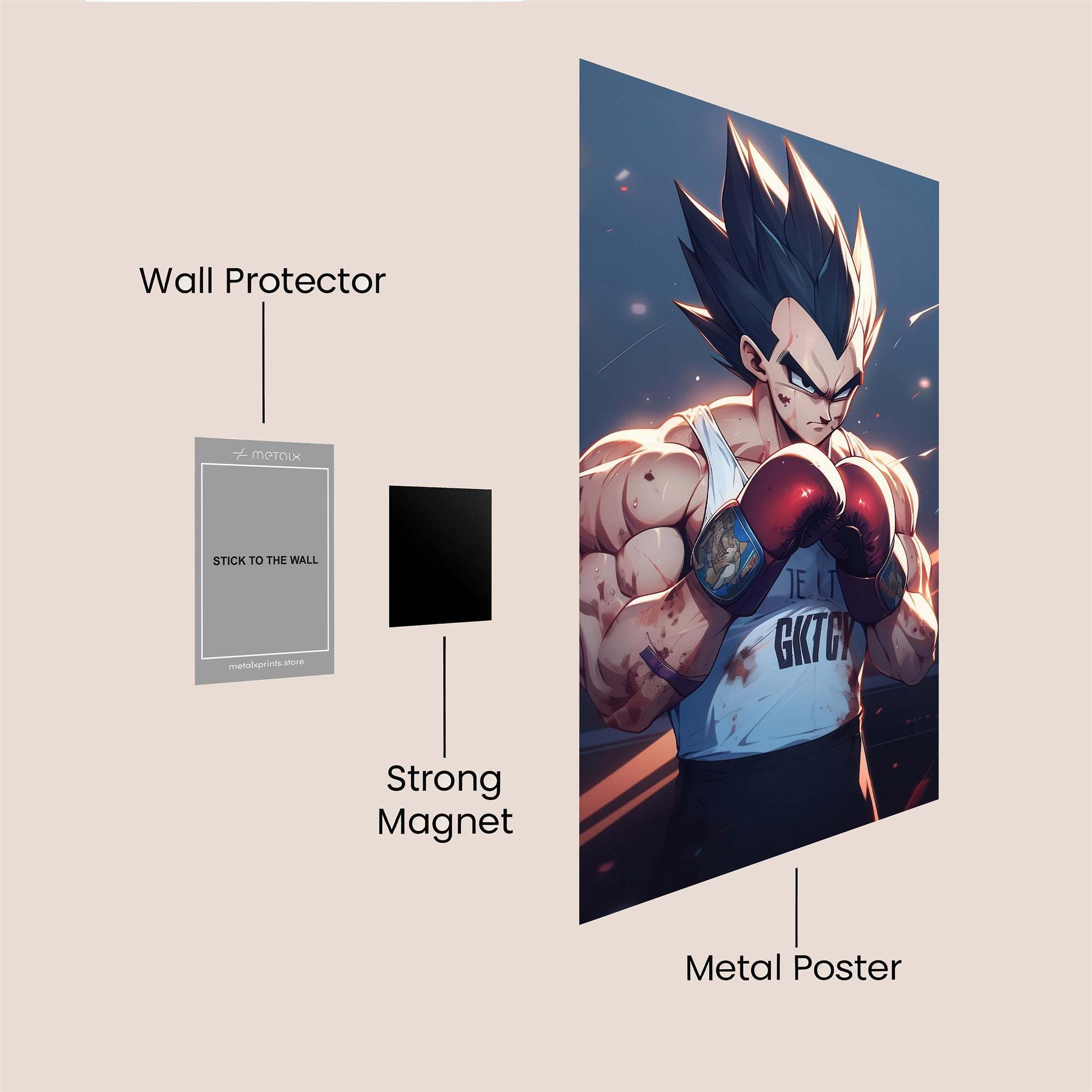 Vegeta Vigor Safe Wall Magnetic / M