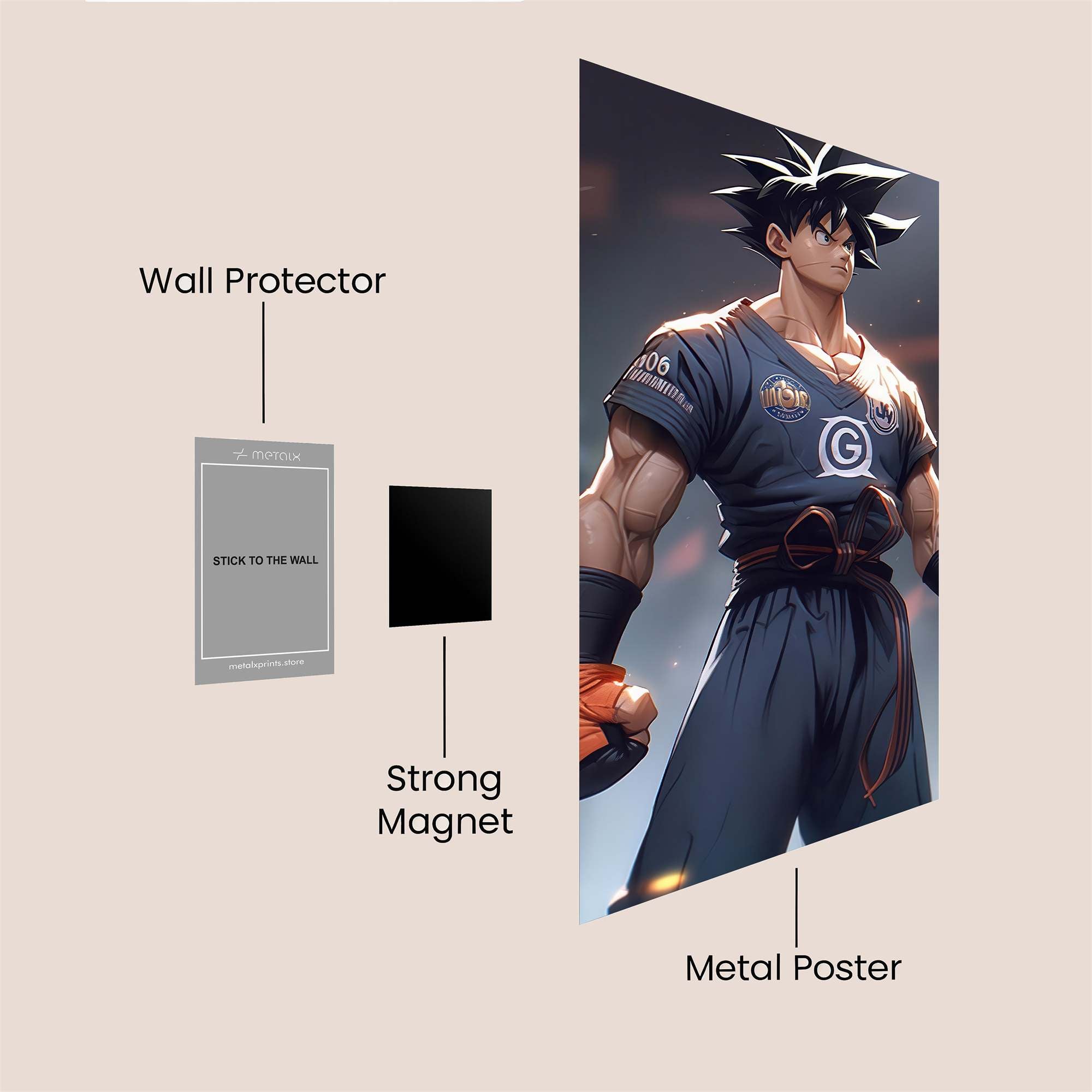 Goku Ascendant Safe Wall Magnetic / M