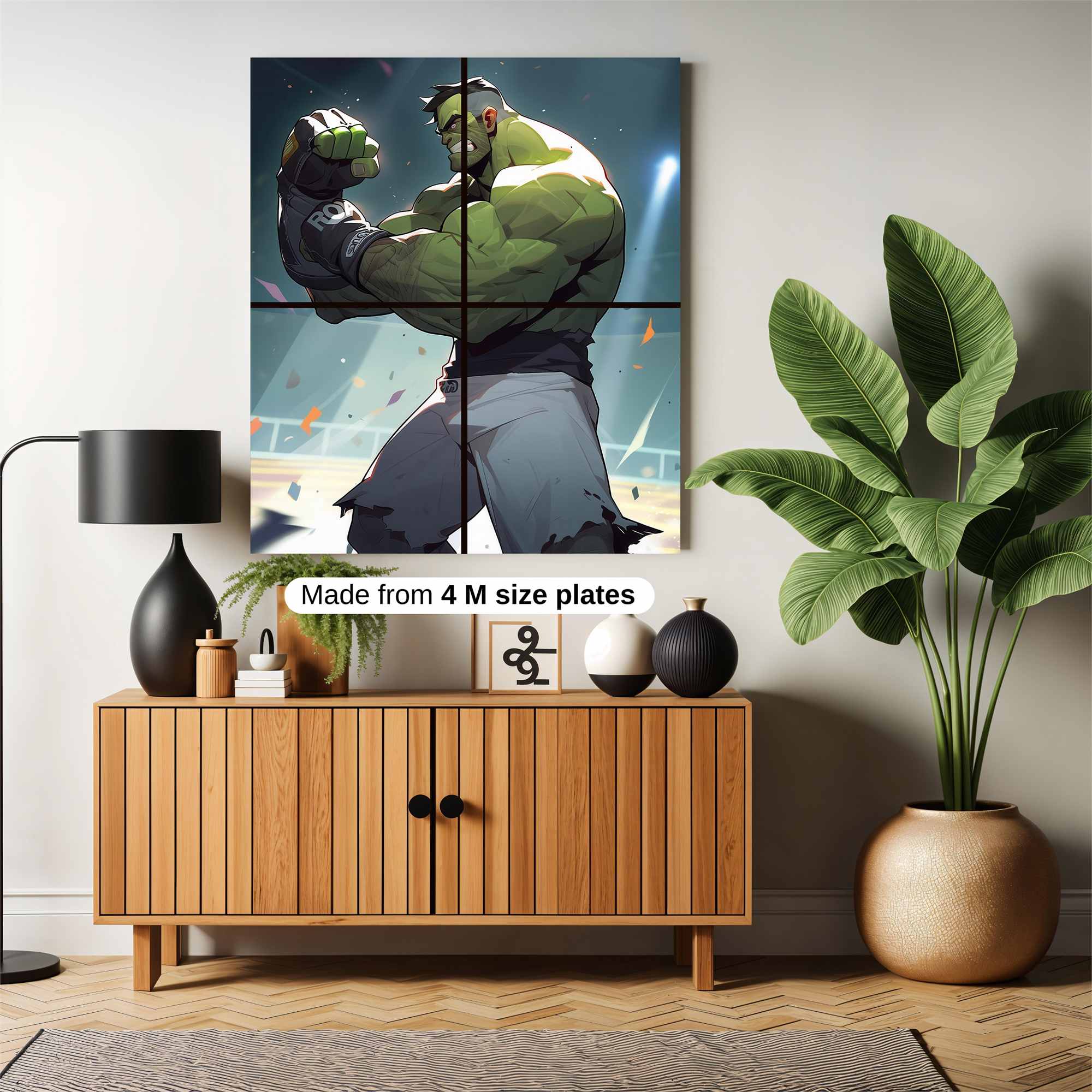 Hulk Smashforce Safe Wall Magnetic / M