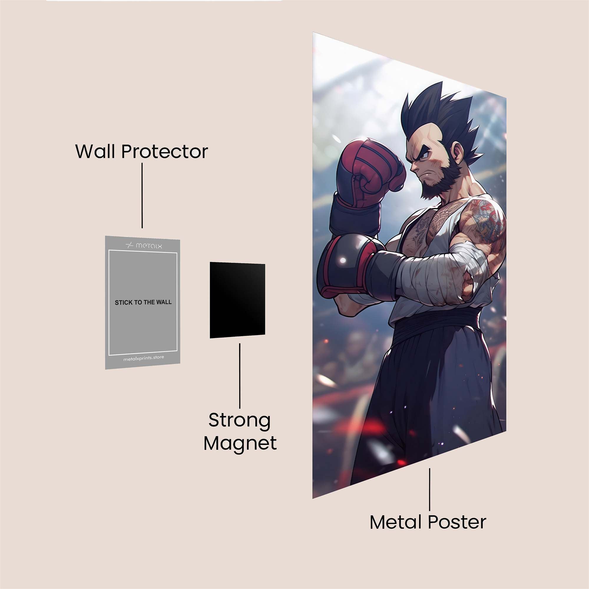 Boxer Resolve Safe Wall Magnetic / M