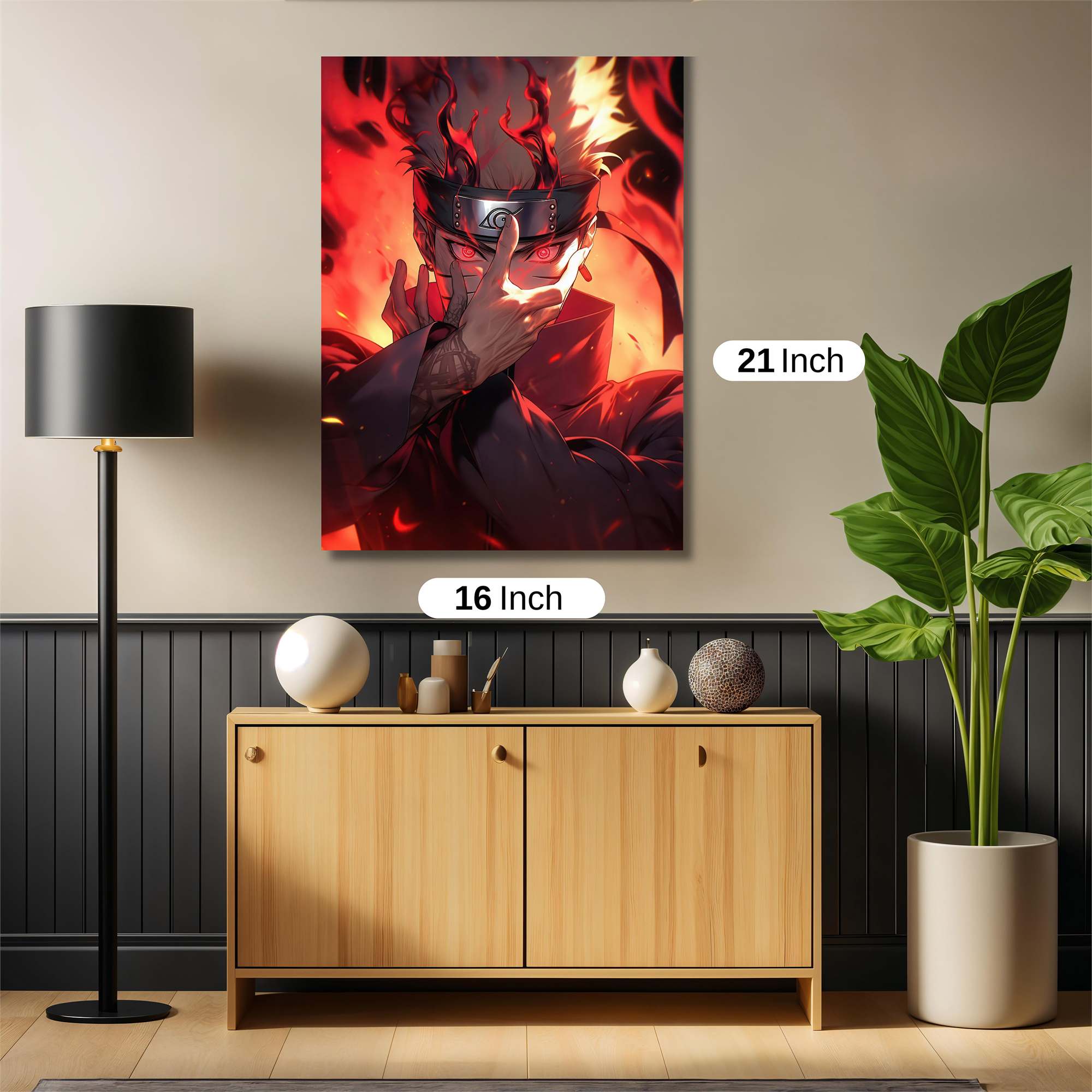 Naruto Inferno Safe Wall Magnetic / M
