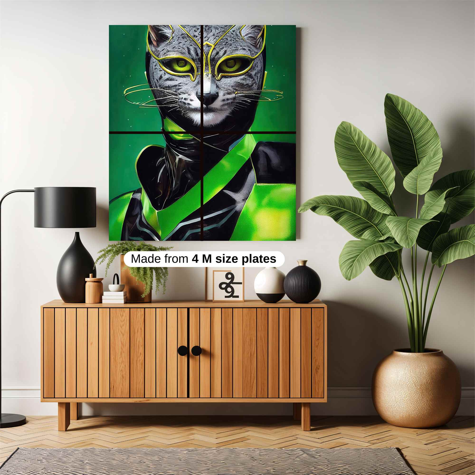 Feline Enigma Safe Wall Magnetic / M