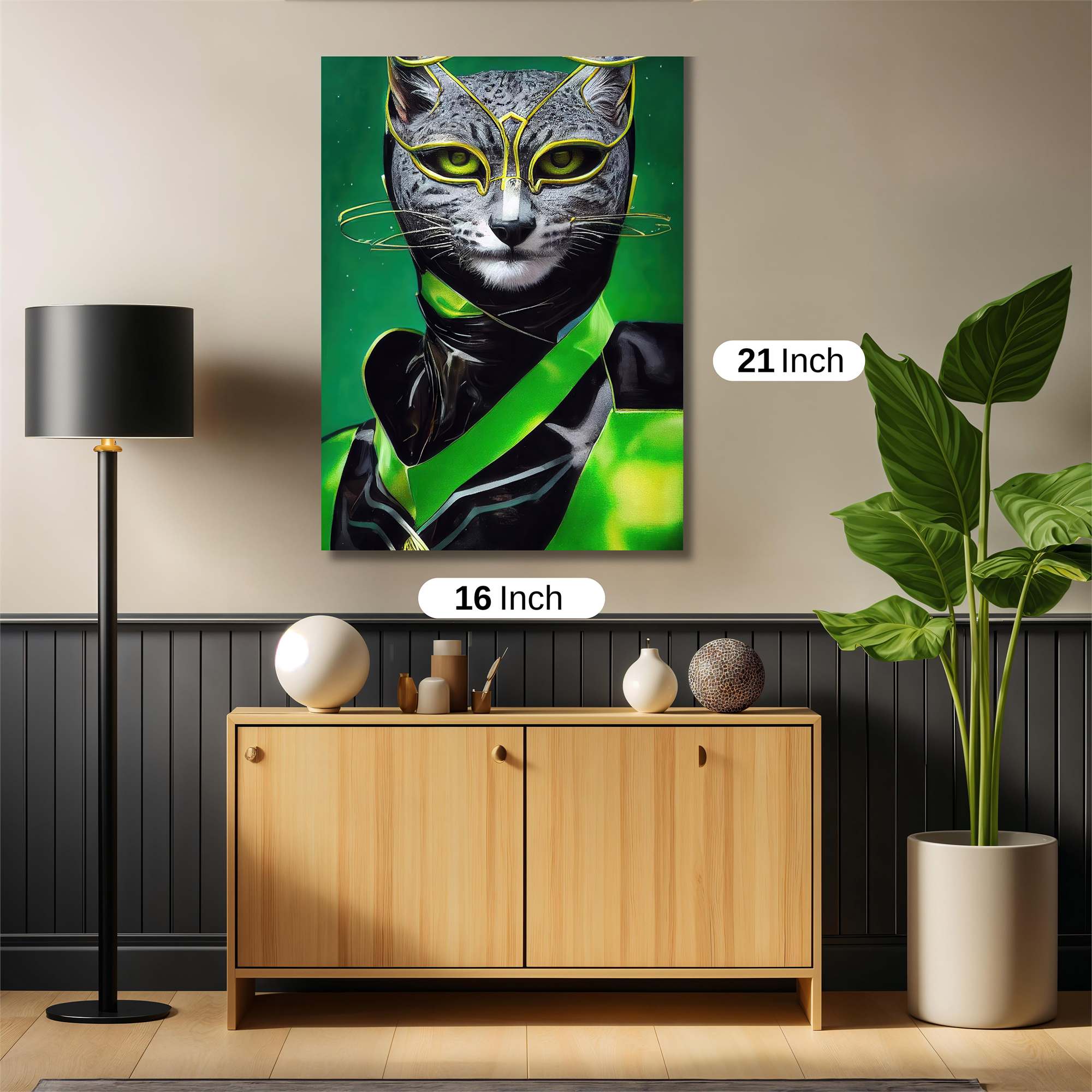 Feline Enigma Safe Wall Magnetic / M