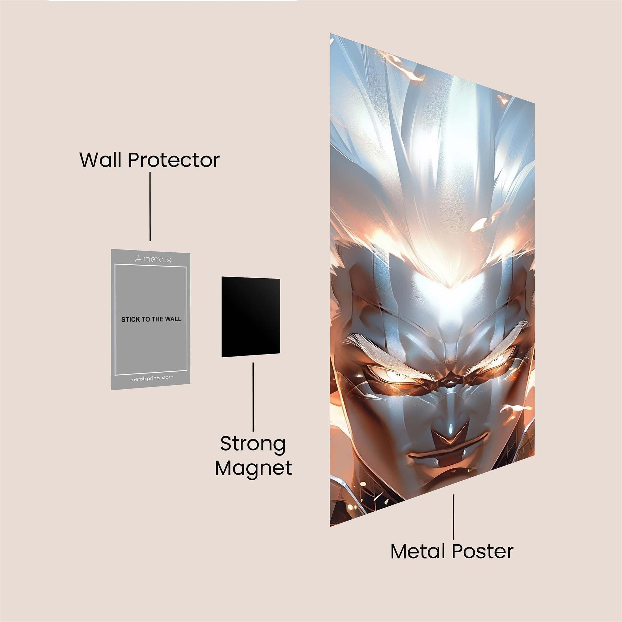 Heroic Blaze Safe Wall Magnetic / M