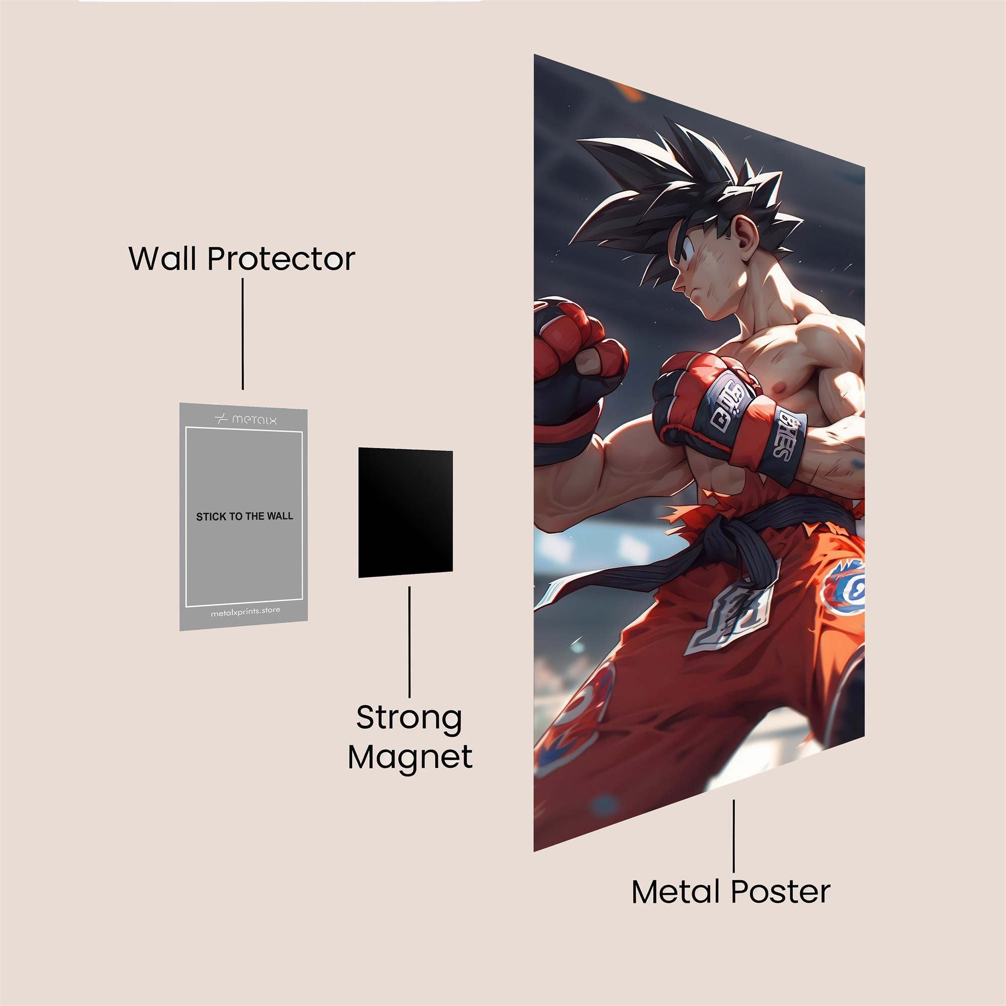 Goku Resolve Safe Wall Magnetic / M
