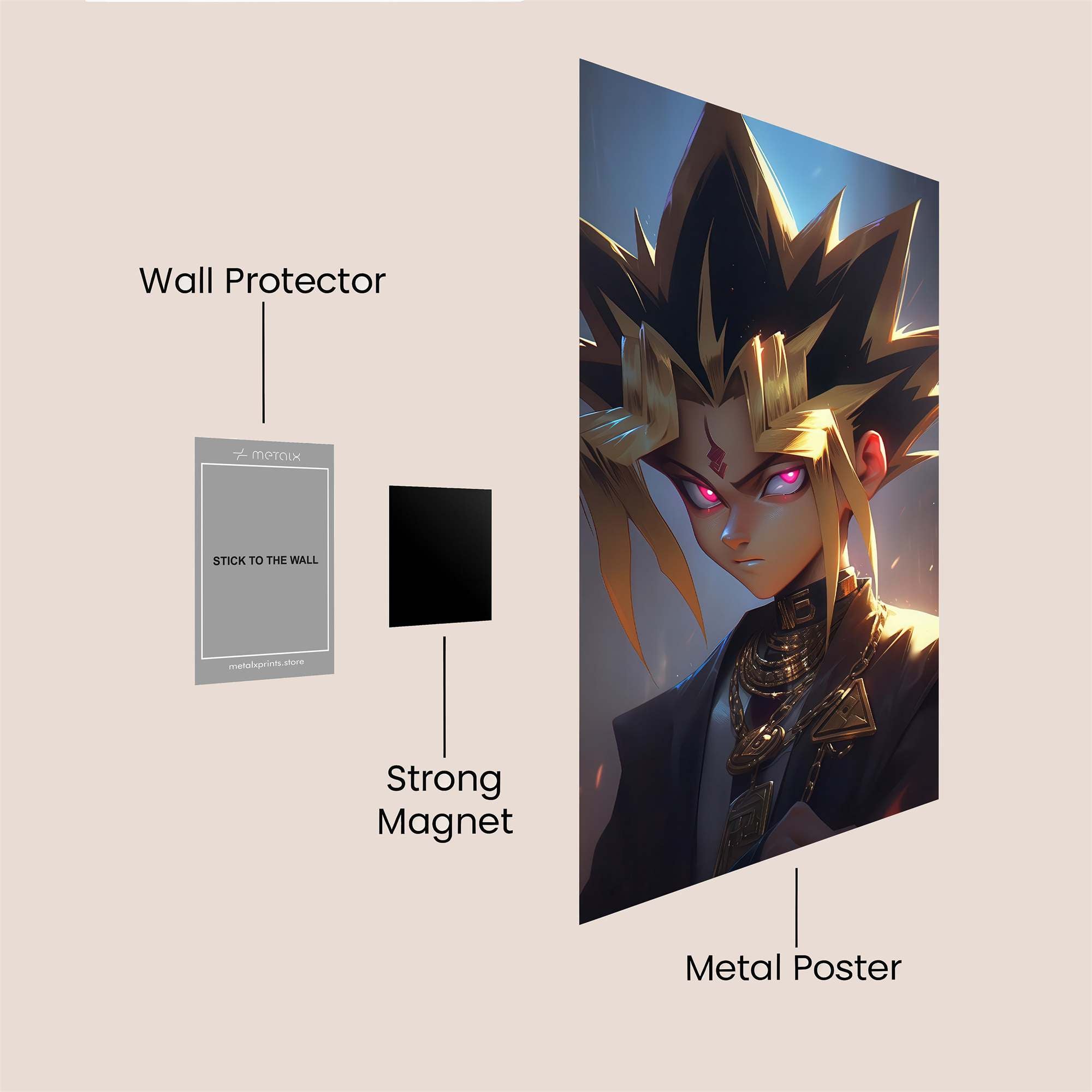 Yugi Majesty Safe Wall Magnetic / M