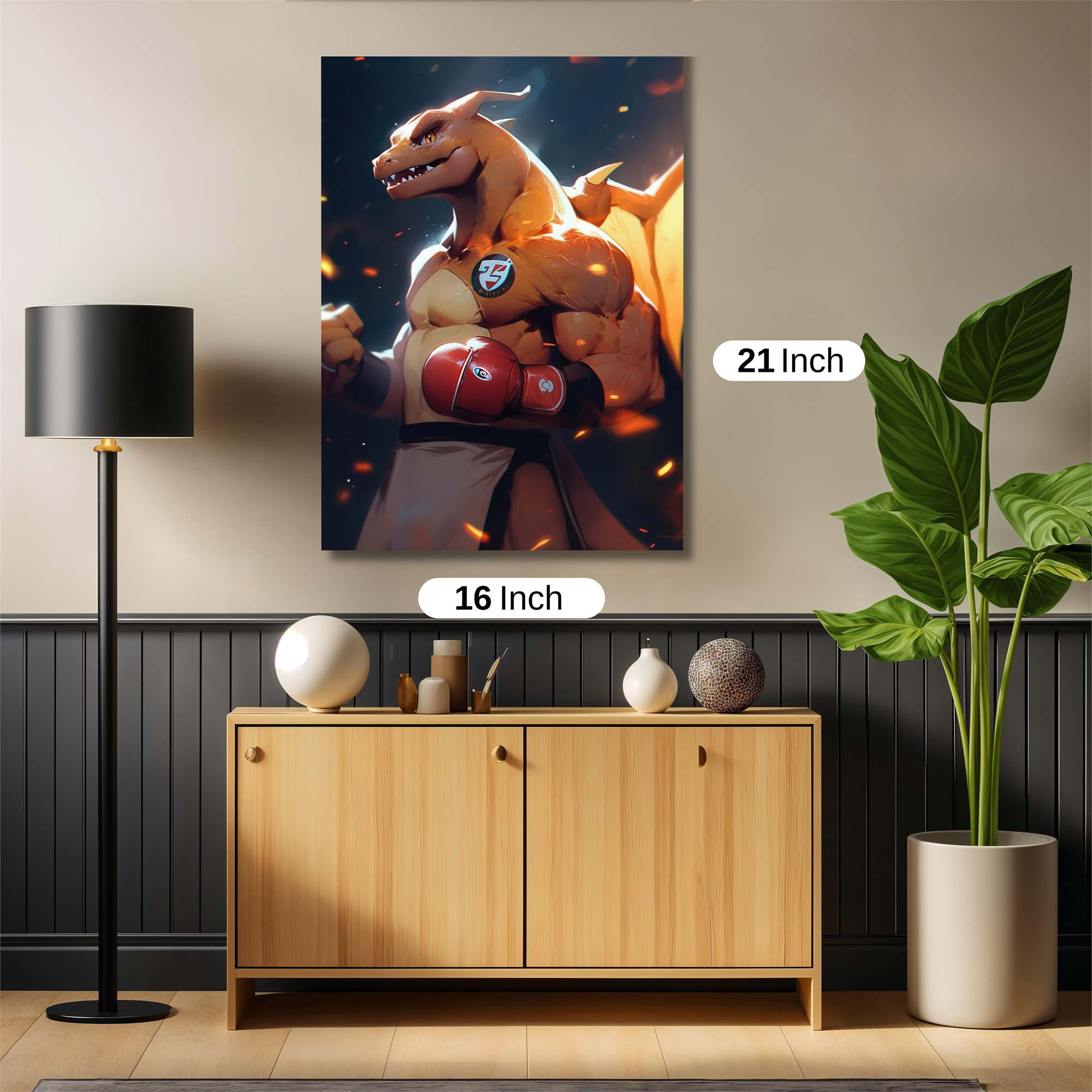 Charizard Fury Safe Wall Magnetic / M