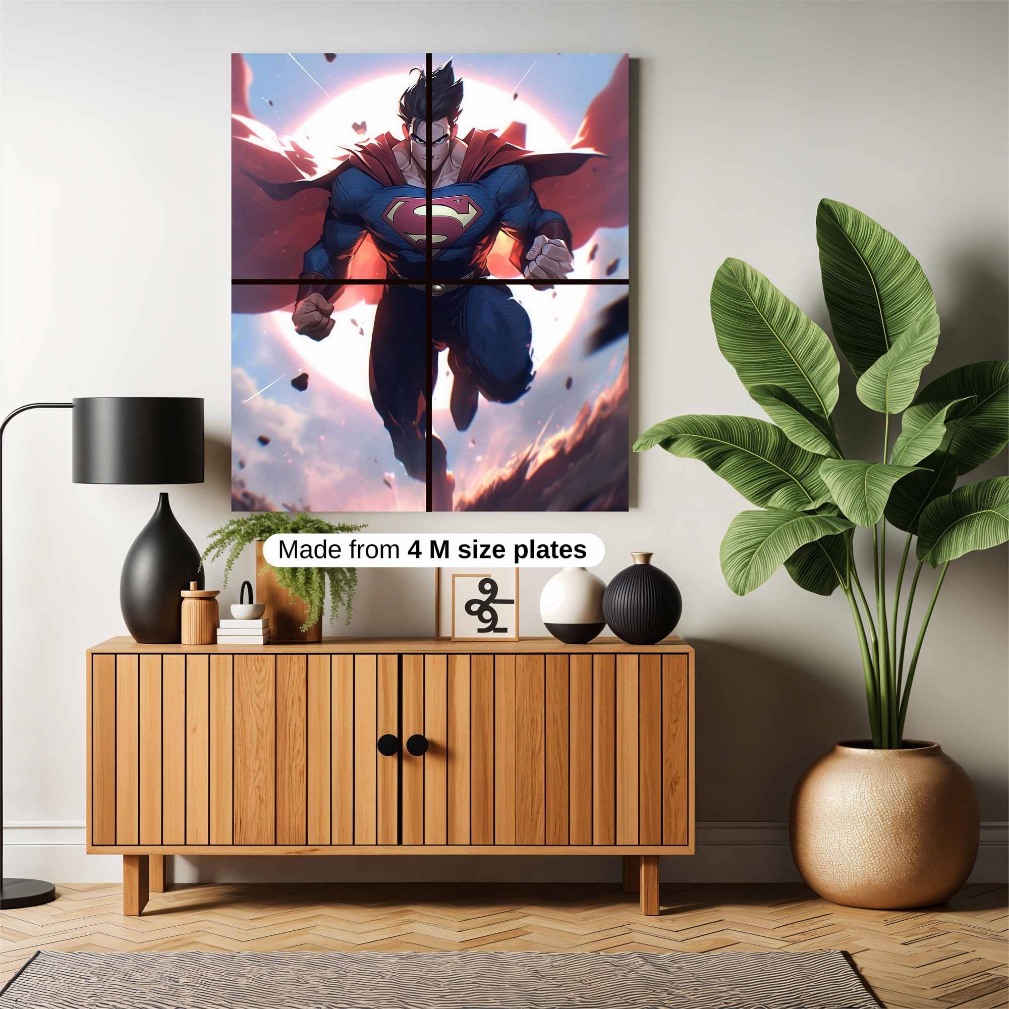 Superman Ascendant Safe Wall Magnetic / M