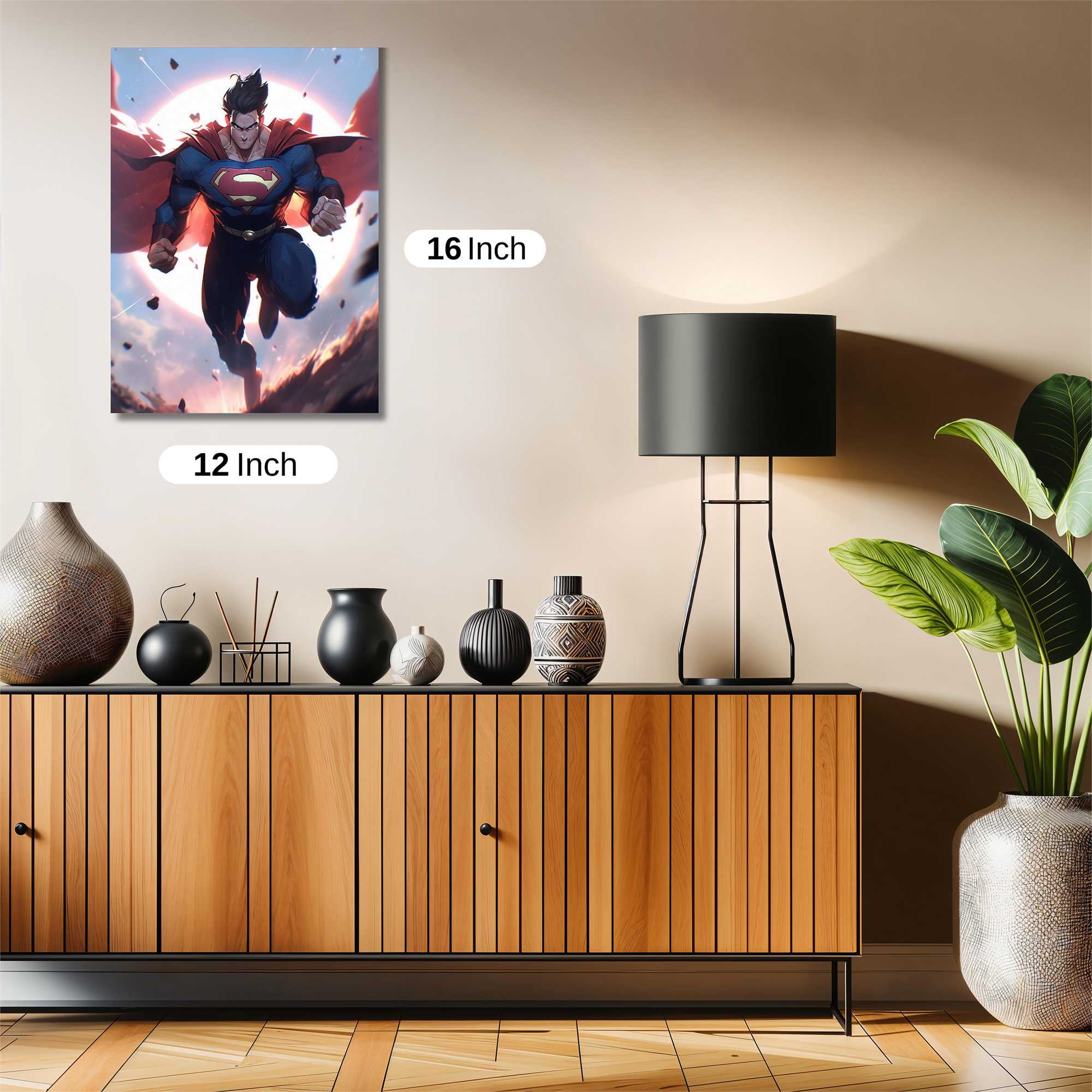 Superman Ascendant Safe Wall Magnetic / M