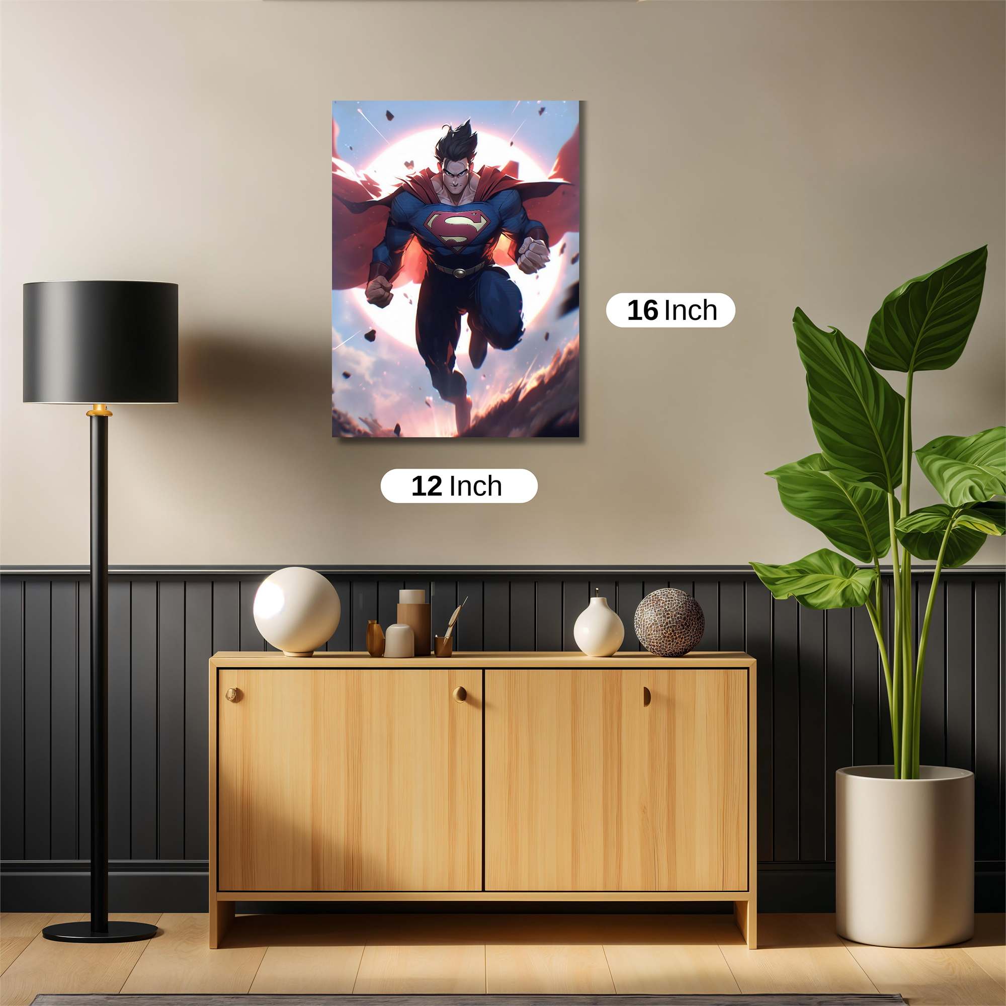 Superman Ascendant Safe Wall Magnetic / M