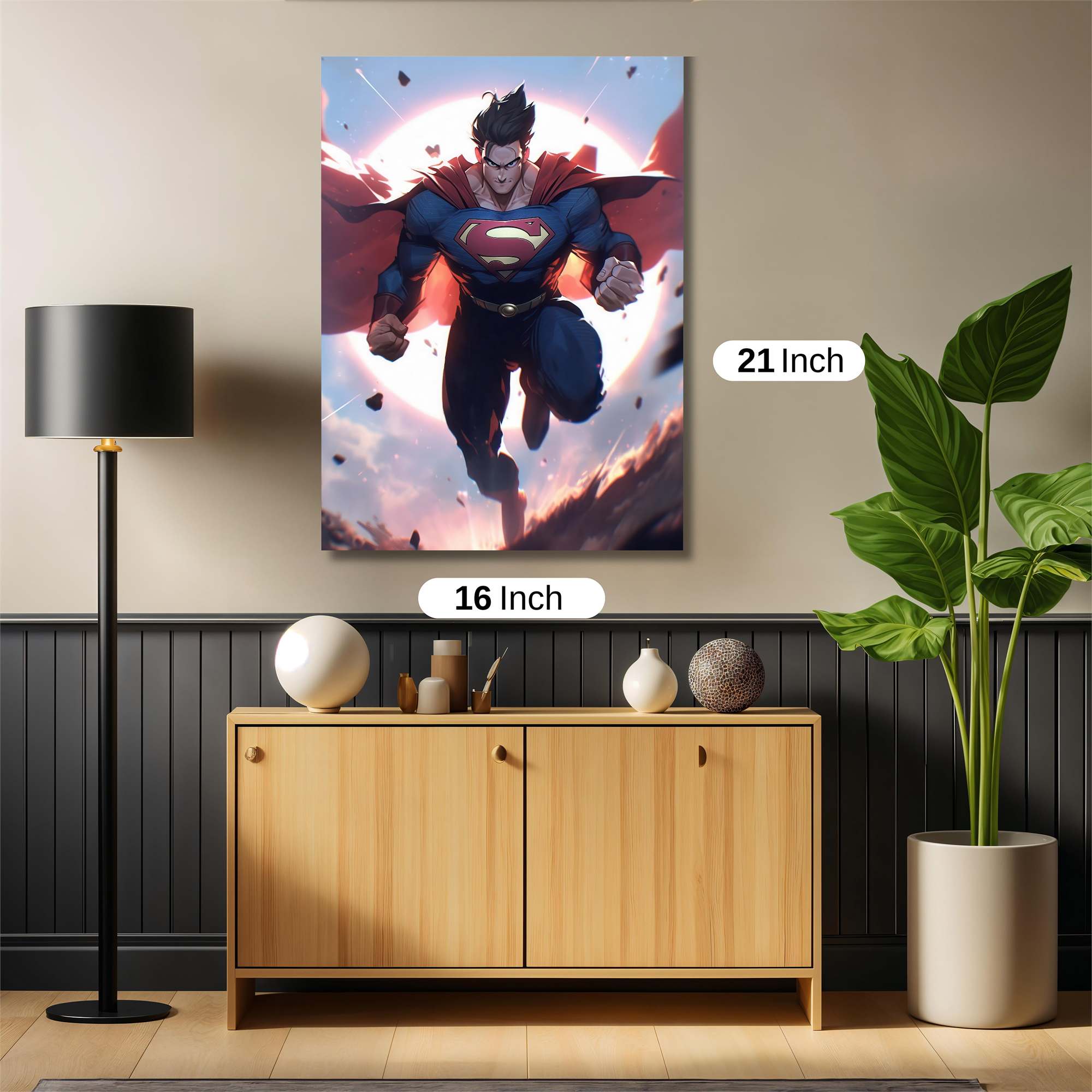Superman Ascendant Safe Wall Magnetic / M