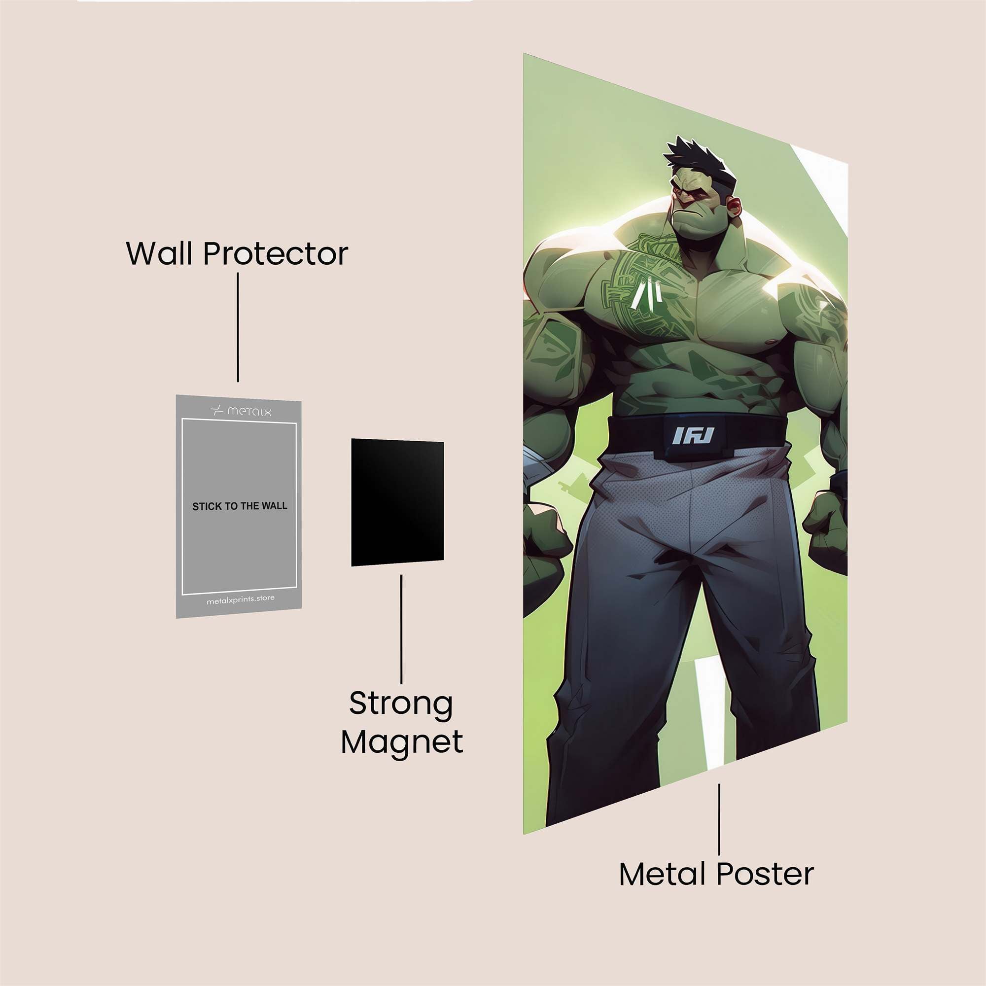 Hulk Resurgence Safe Wall Magnetic / M