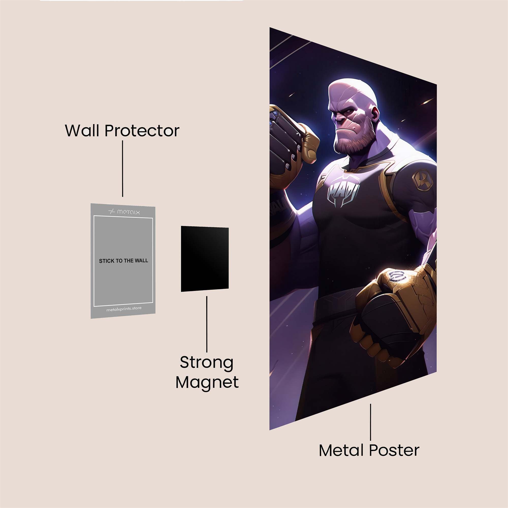 Titanic Aura Safe Wall Magnetic / M