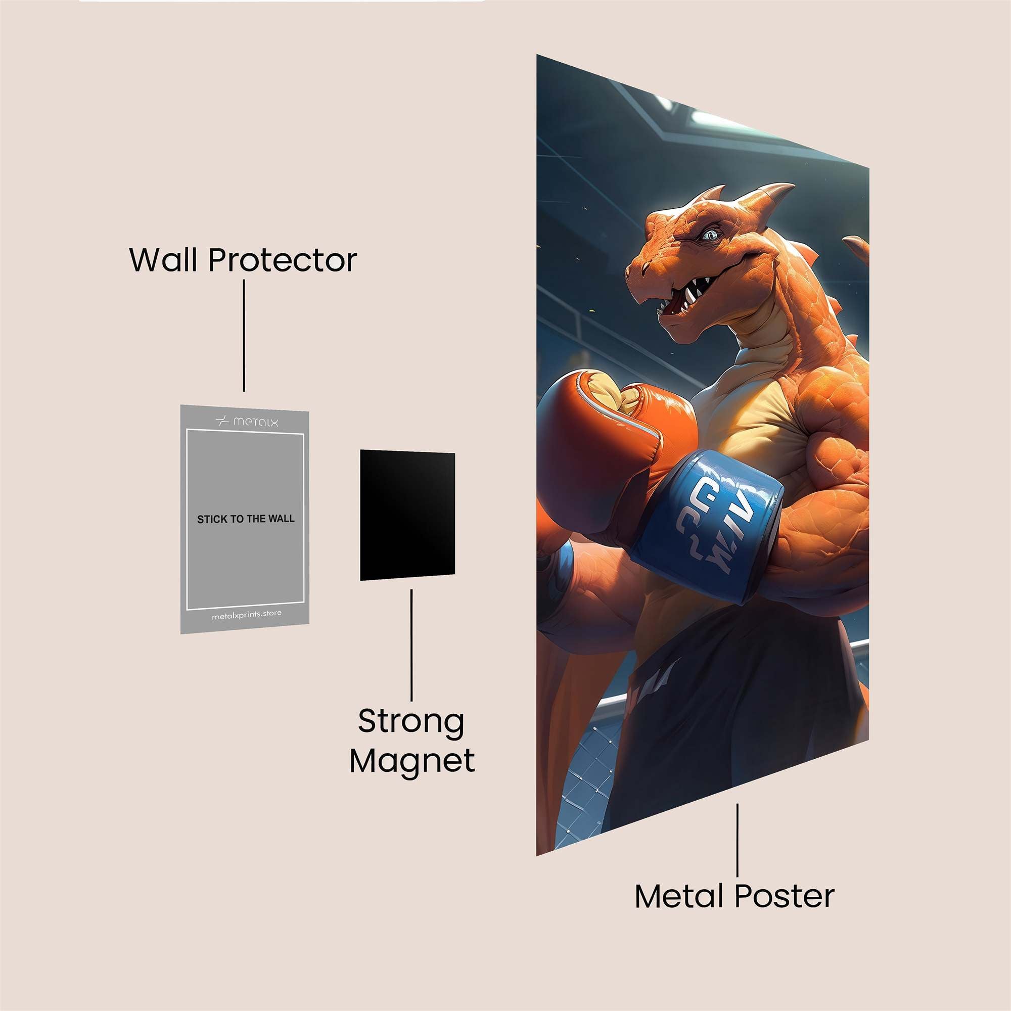 Charizard Clashfest Safe Wall Magnetic / M