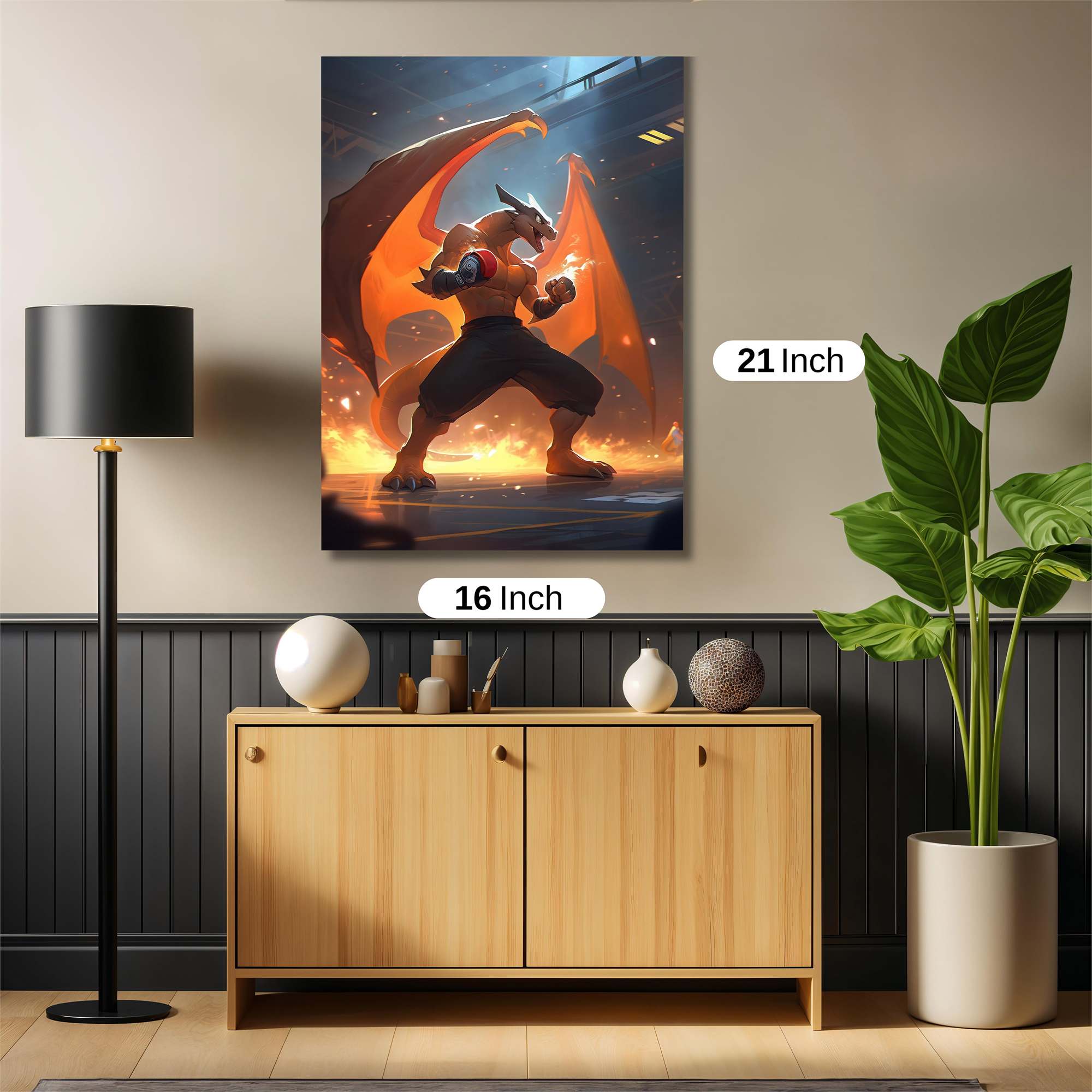 Charizard Fury Safe Wall Magnetic / M