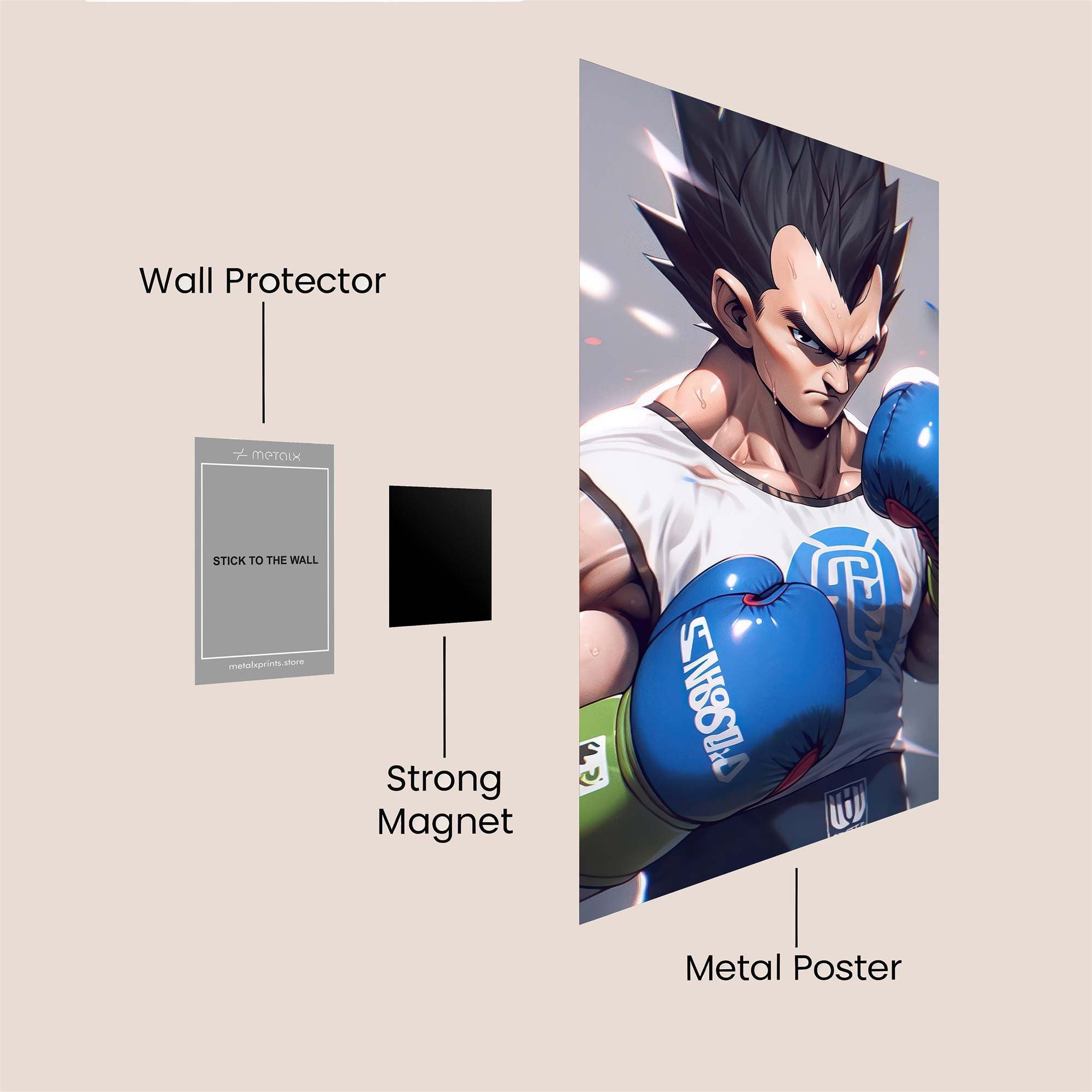 Vegeta Valor Safe Wall Magnetic / M