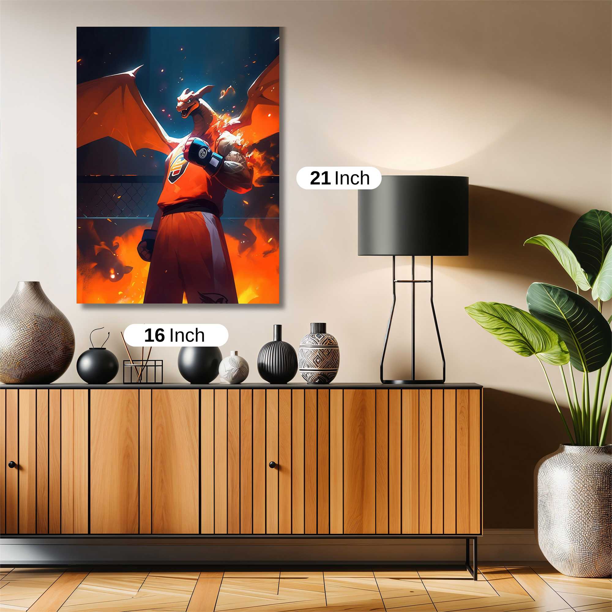 Charizard Inferno Safe Wall Magnetic / M