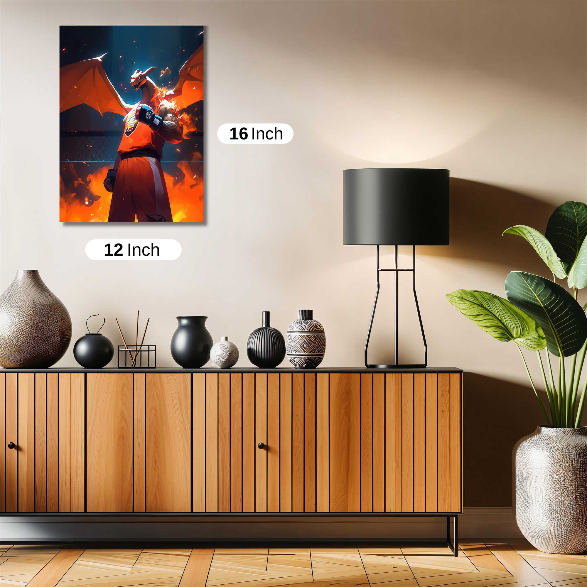 Charizard Inferno Safe Wall Magnetic / M